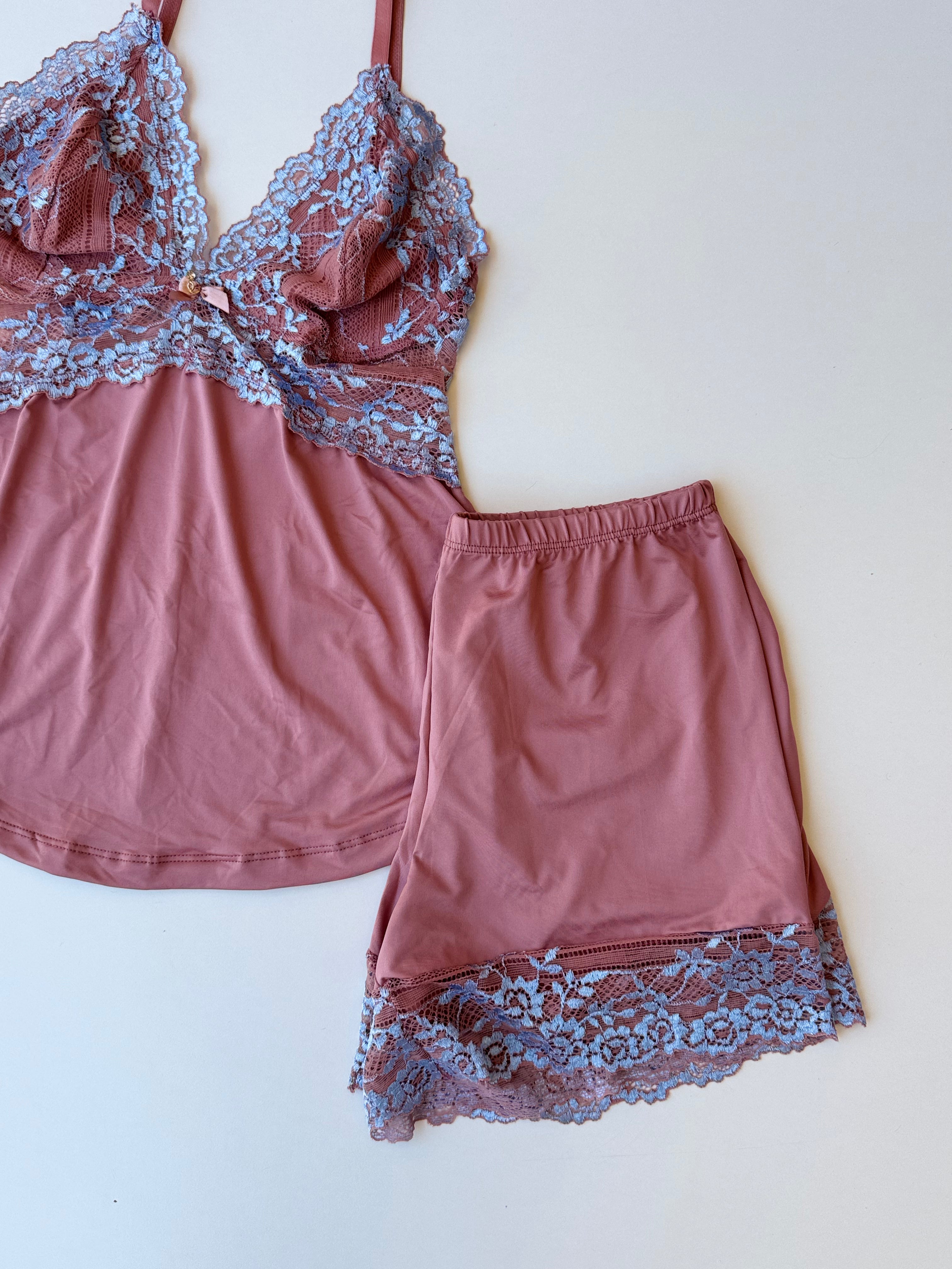 PIGIAMA HELOISE ROSA E AZZURRO