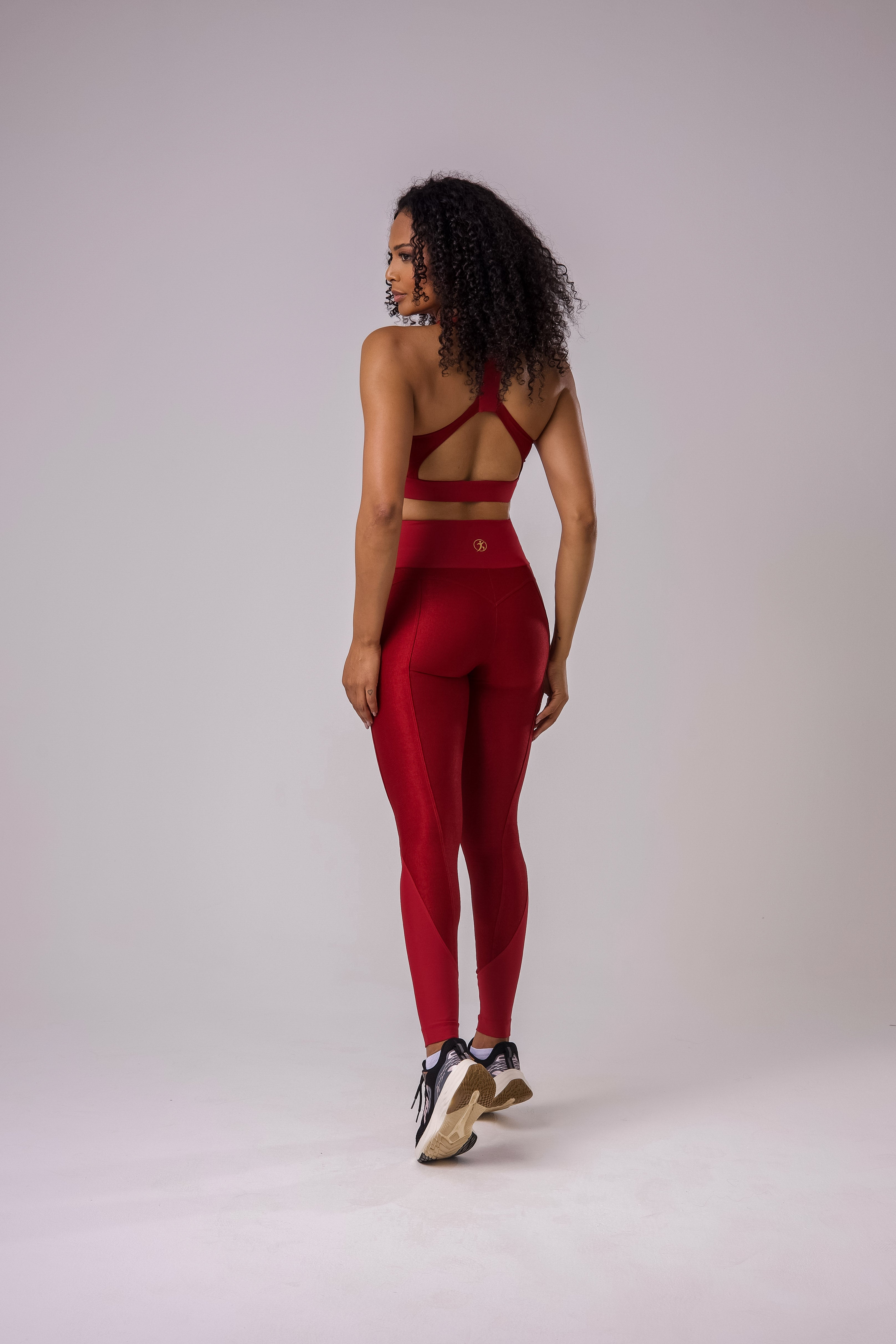 SET LEGGINGS ENERGIA ROSSO