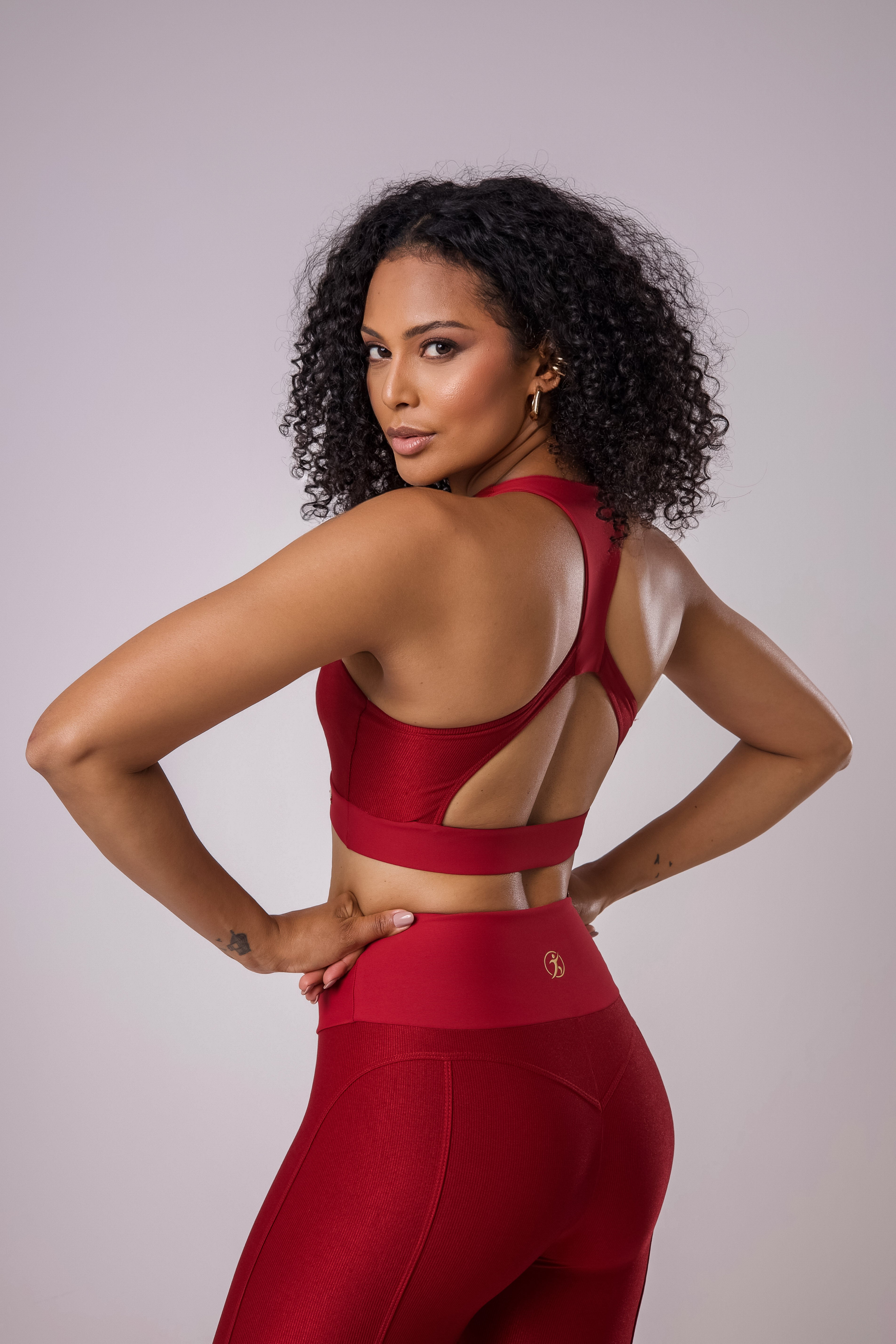 SET LEGGINGS ENERGIA ROSSO