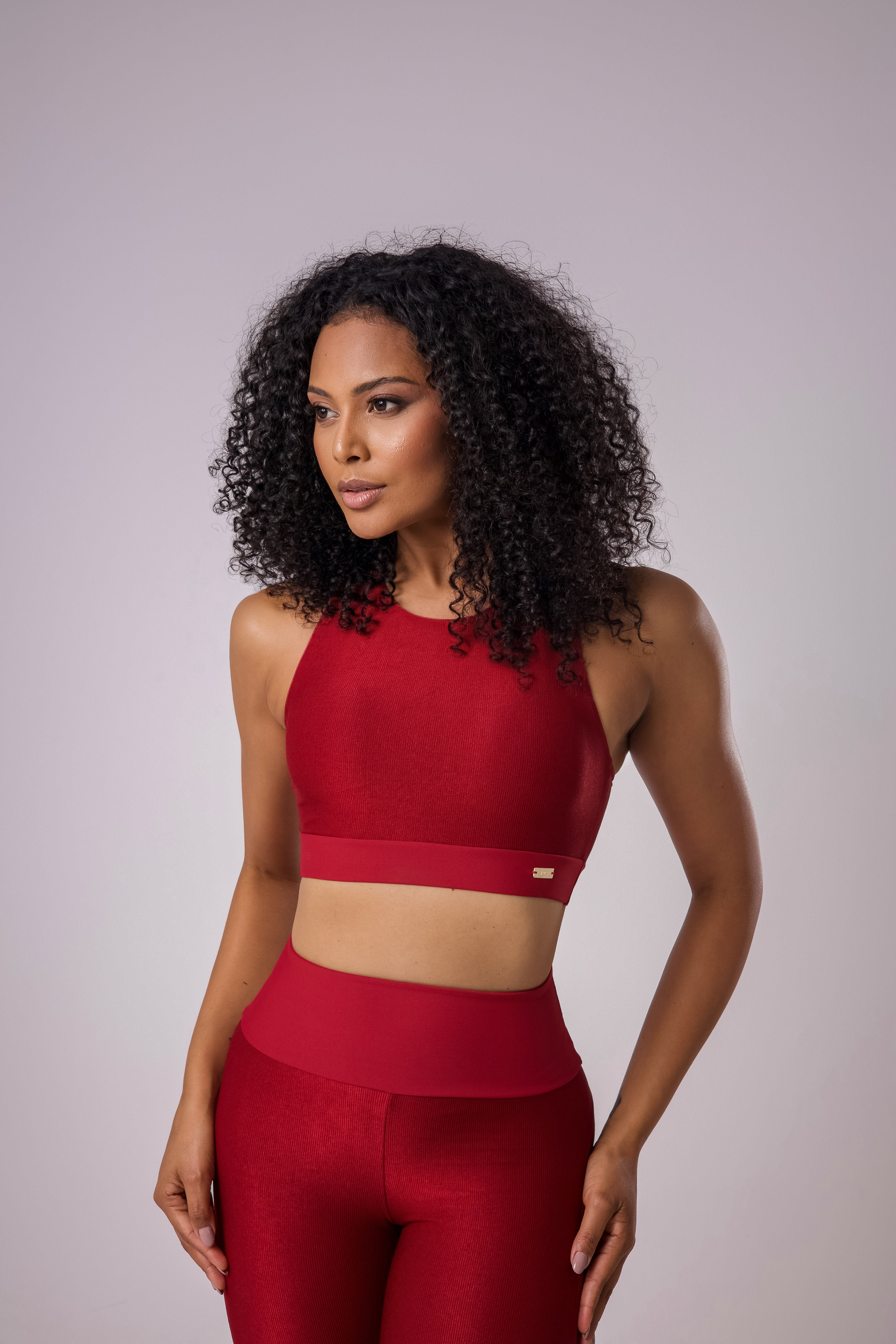 SET LEGGINGS ENERGIA ROSSO