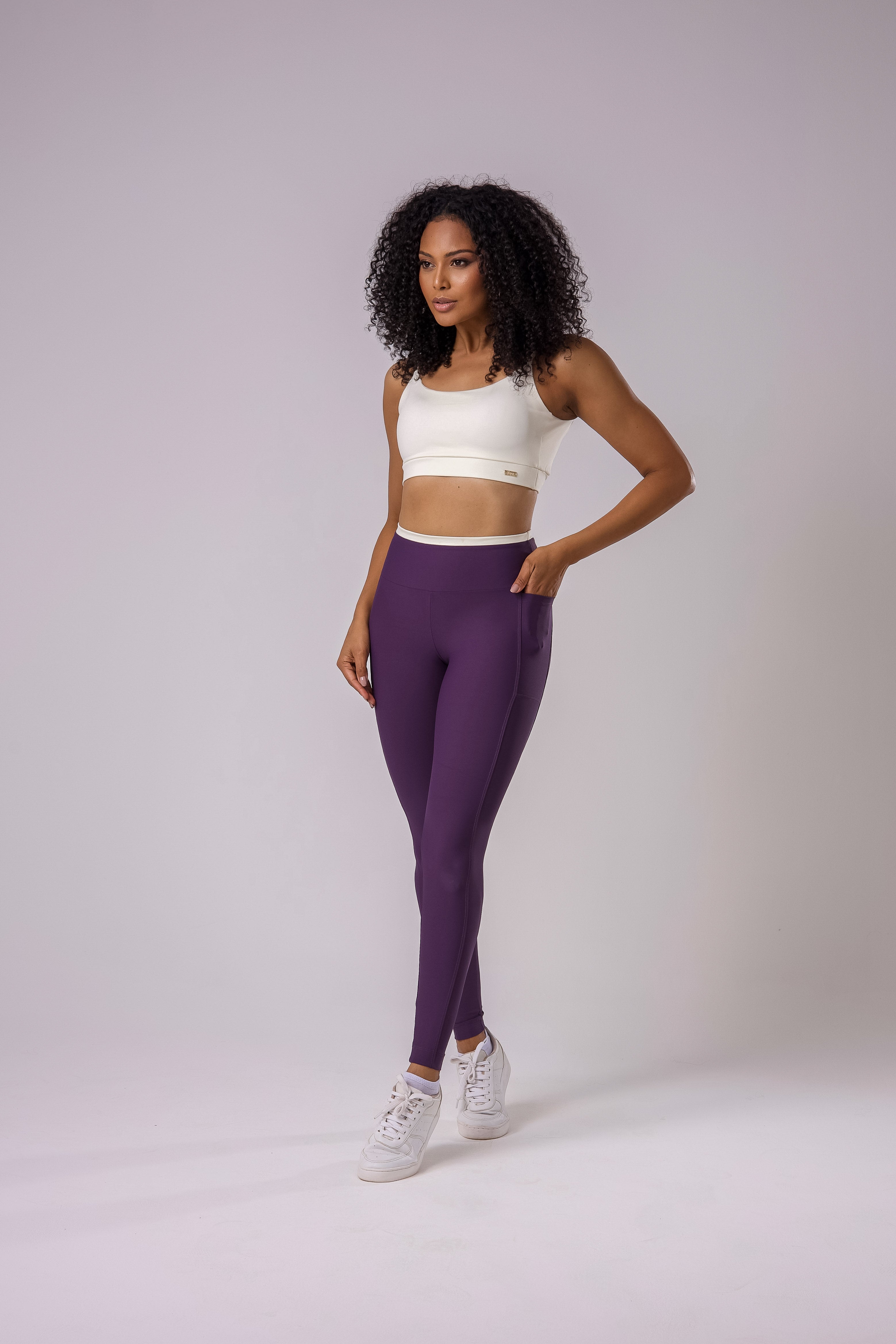 SET LEGGINGS ACTIVE VIOLA