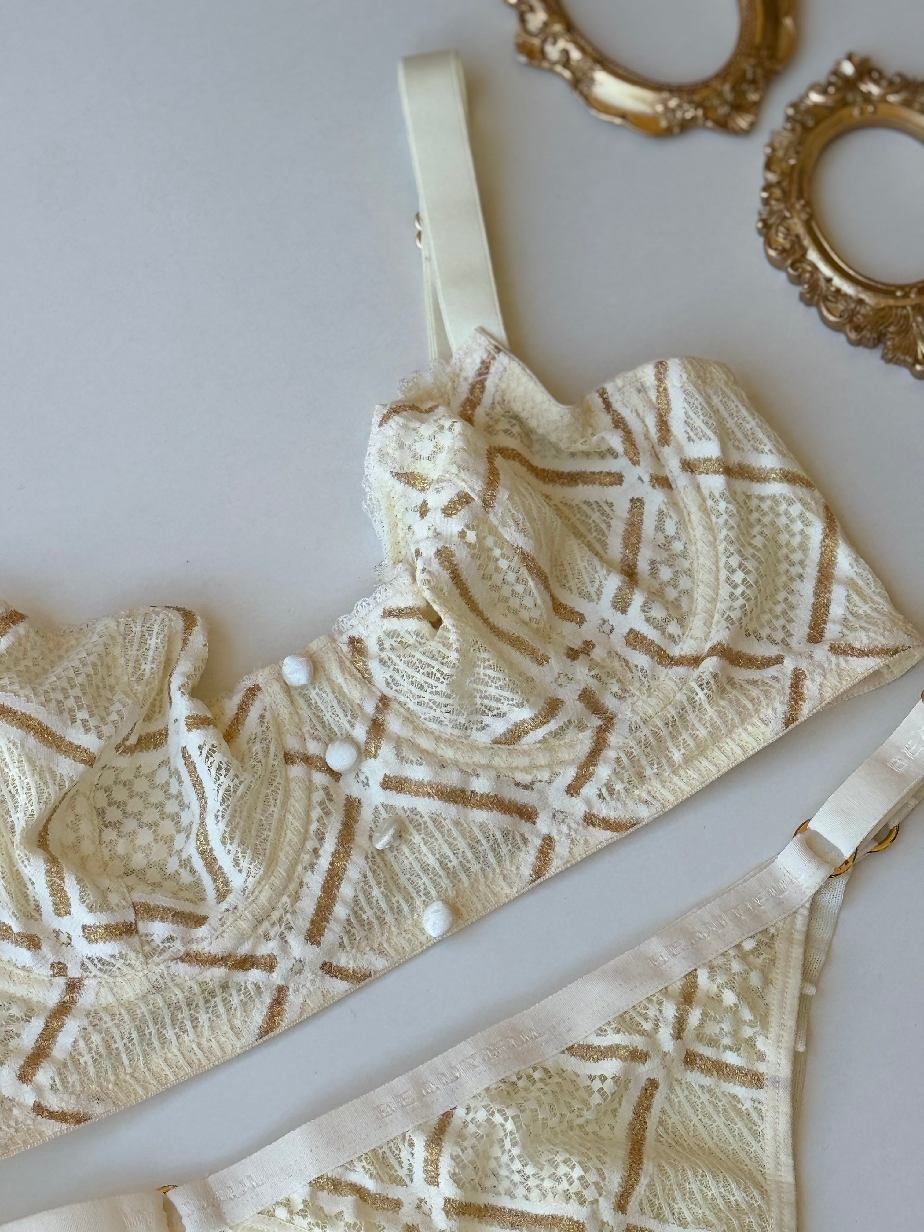 LINGERIE LANE PANNA - 2 PEZZI