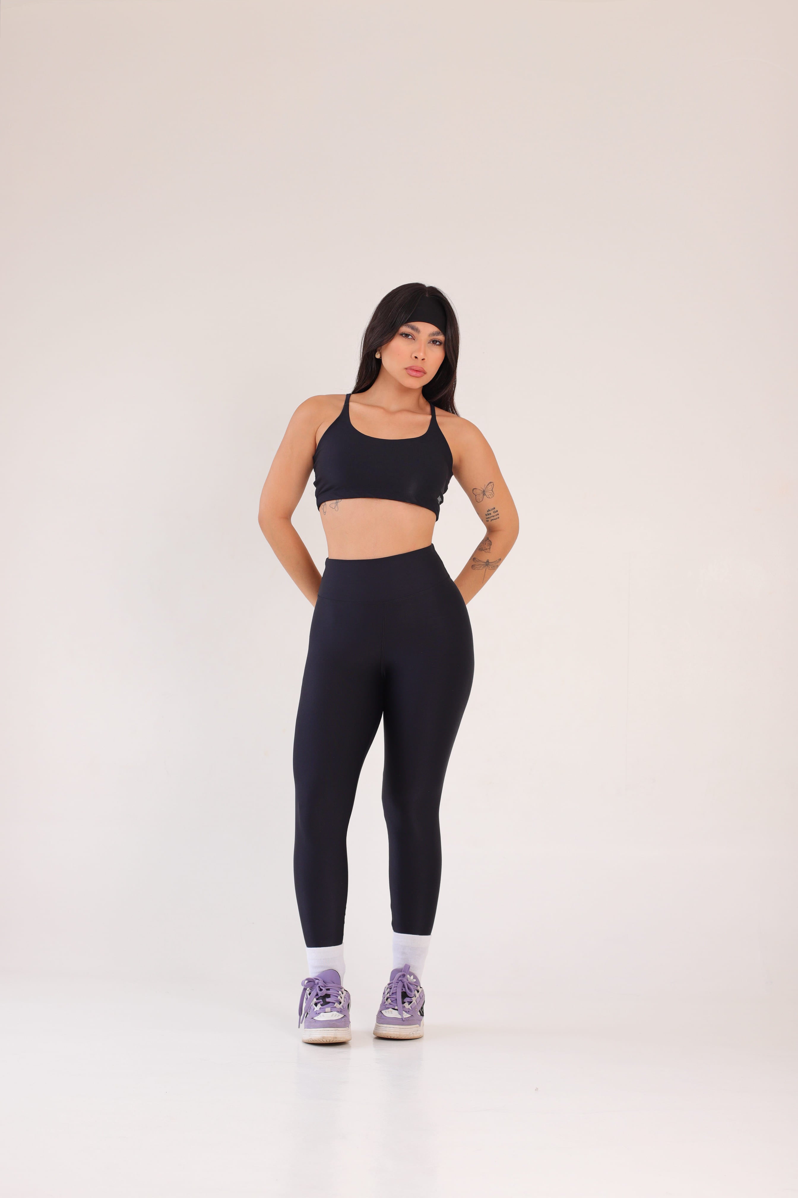 SET LEGGINS VITA NERO