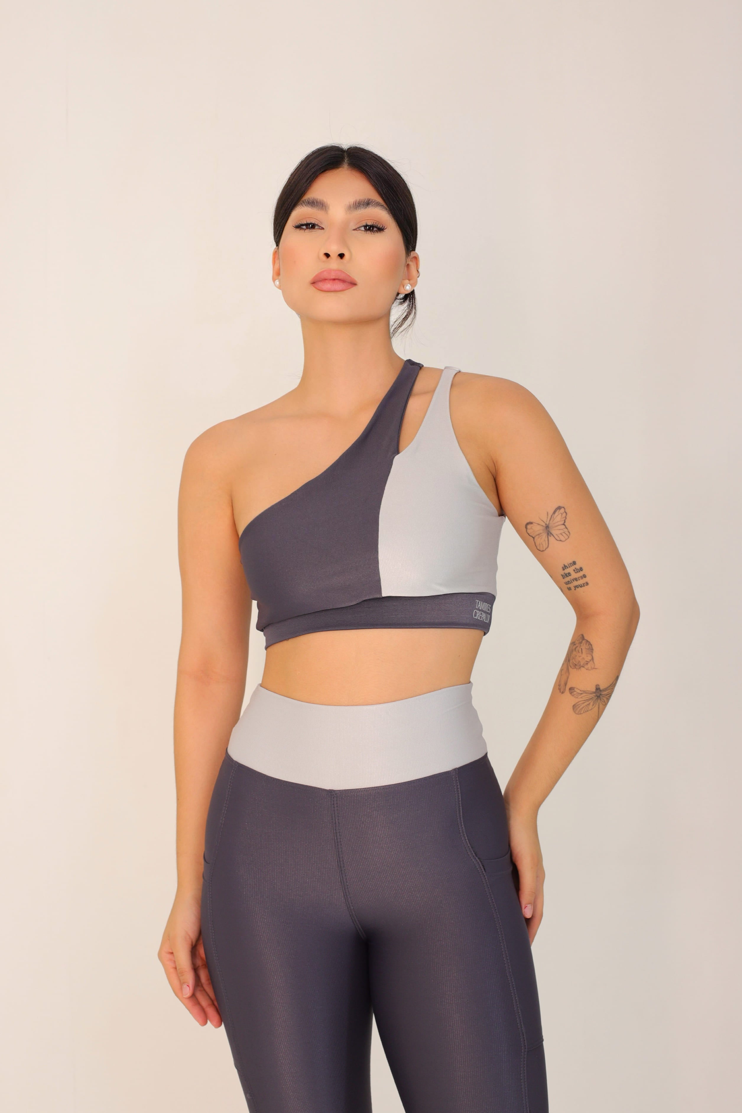 SET LEGGINS ARIA GRIGIO