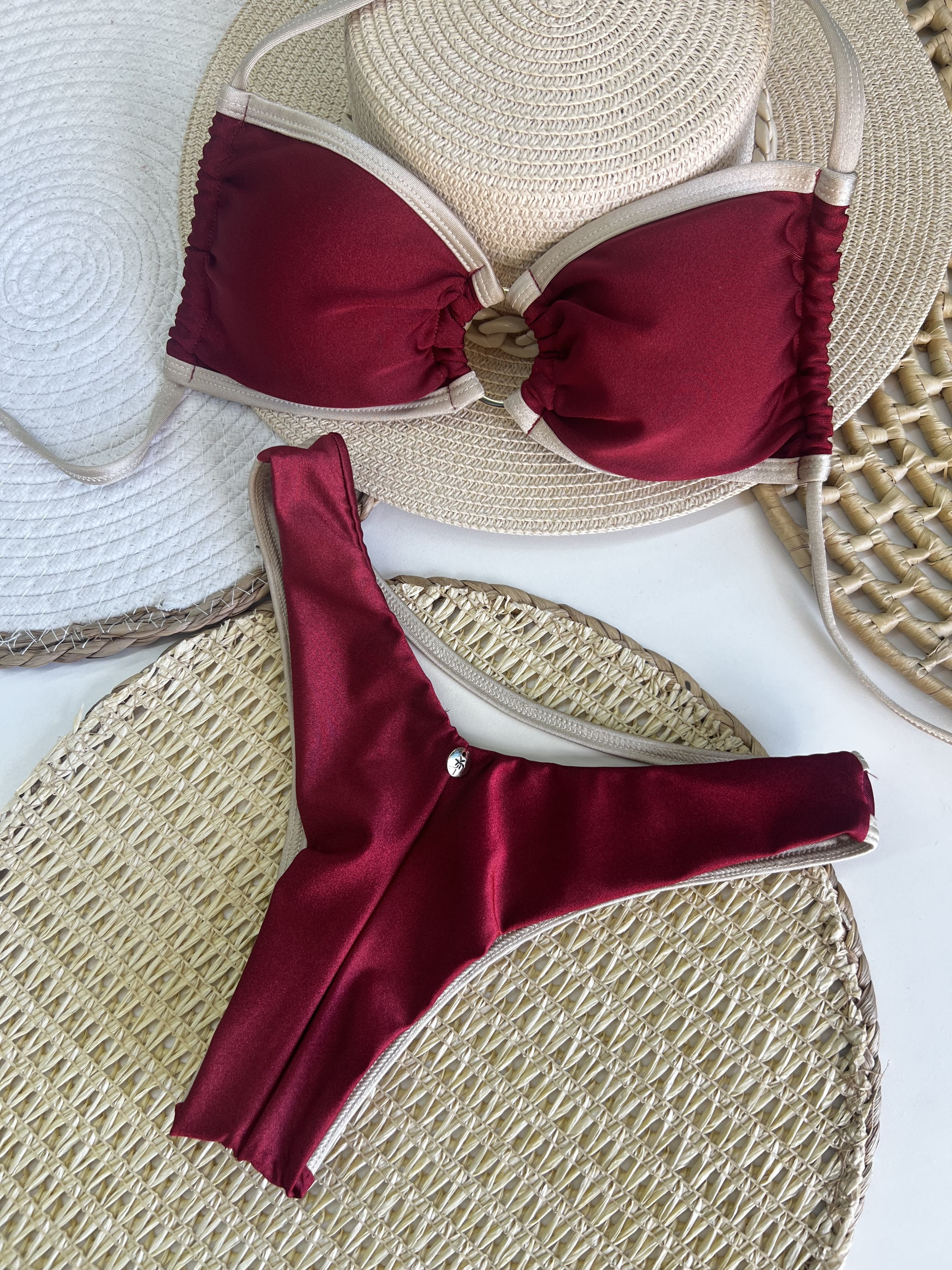 BIKINI CAPRI ROSSO E BIANCO