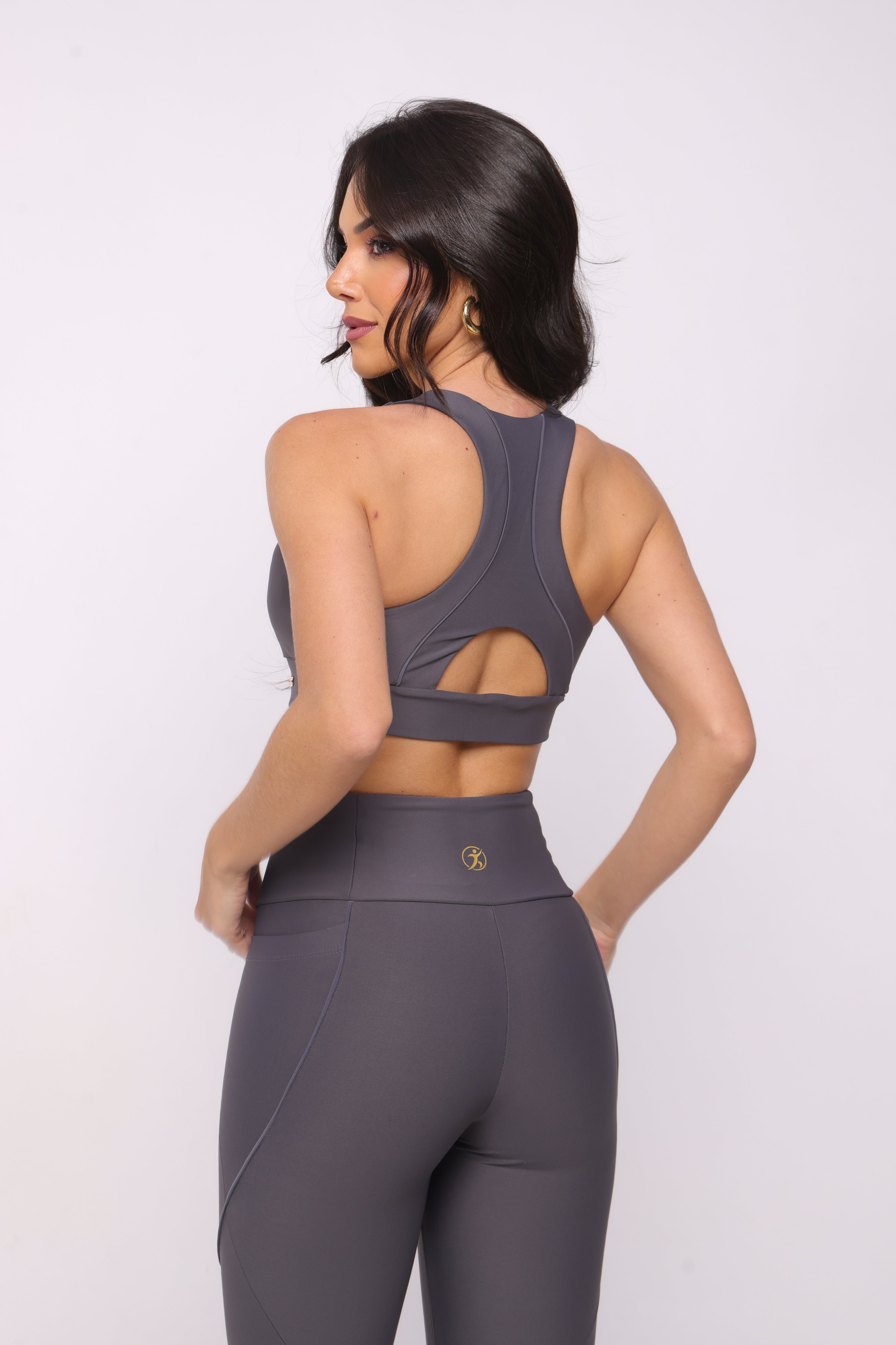 SET LEGGINGS GRAPHITE MOTION