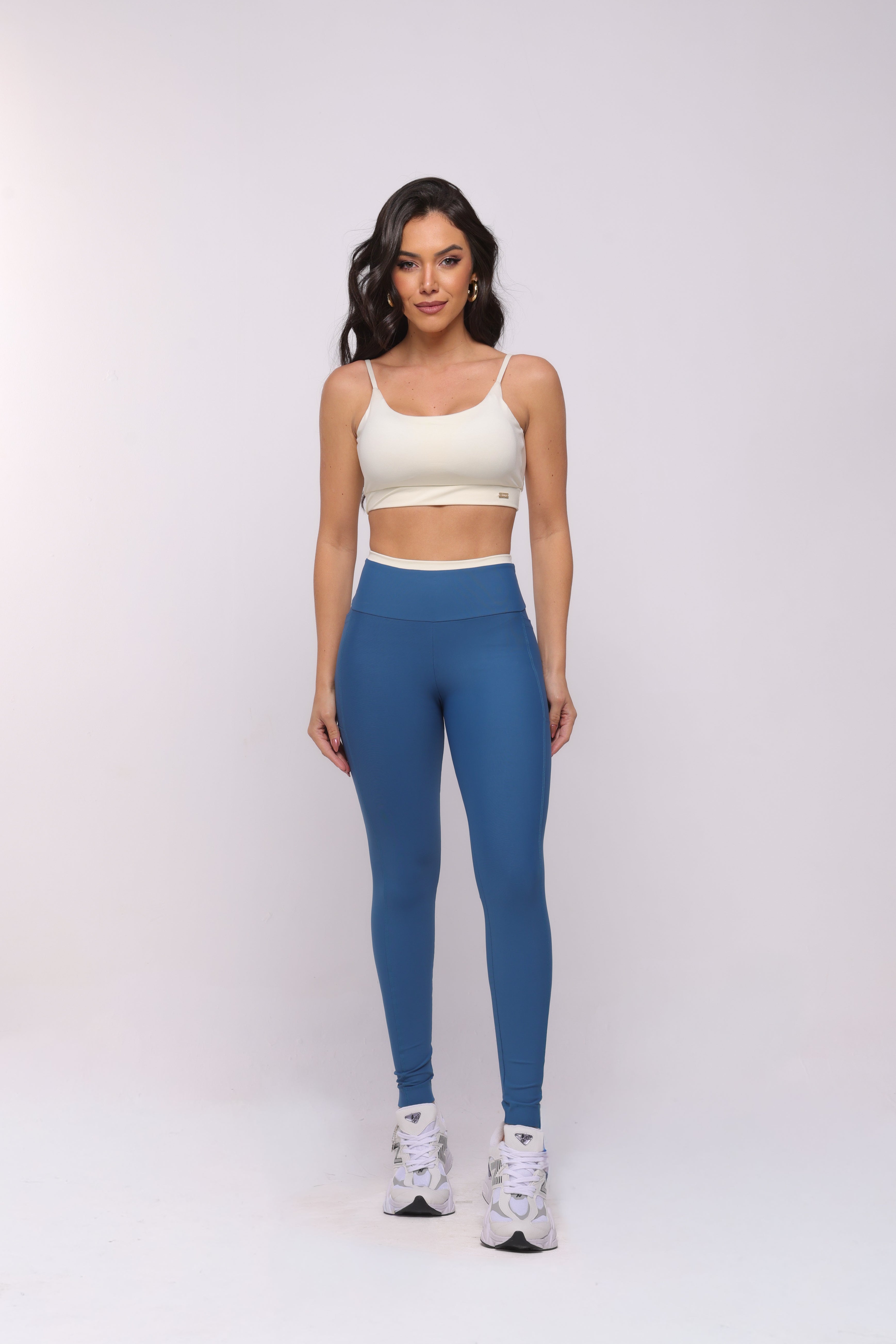 SET LEGGINGS ACTIVE BLU