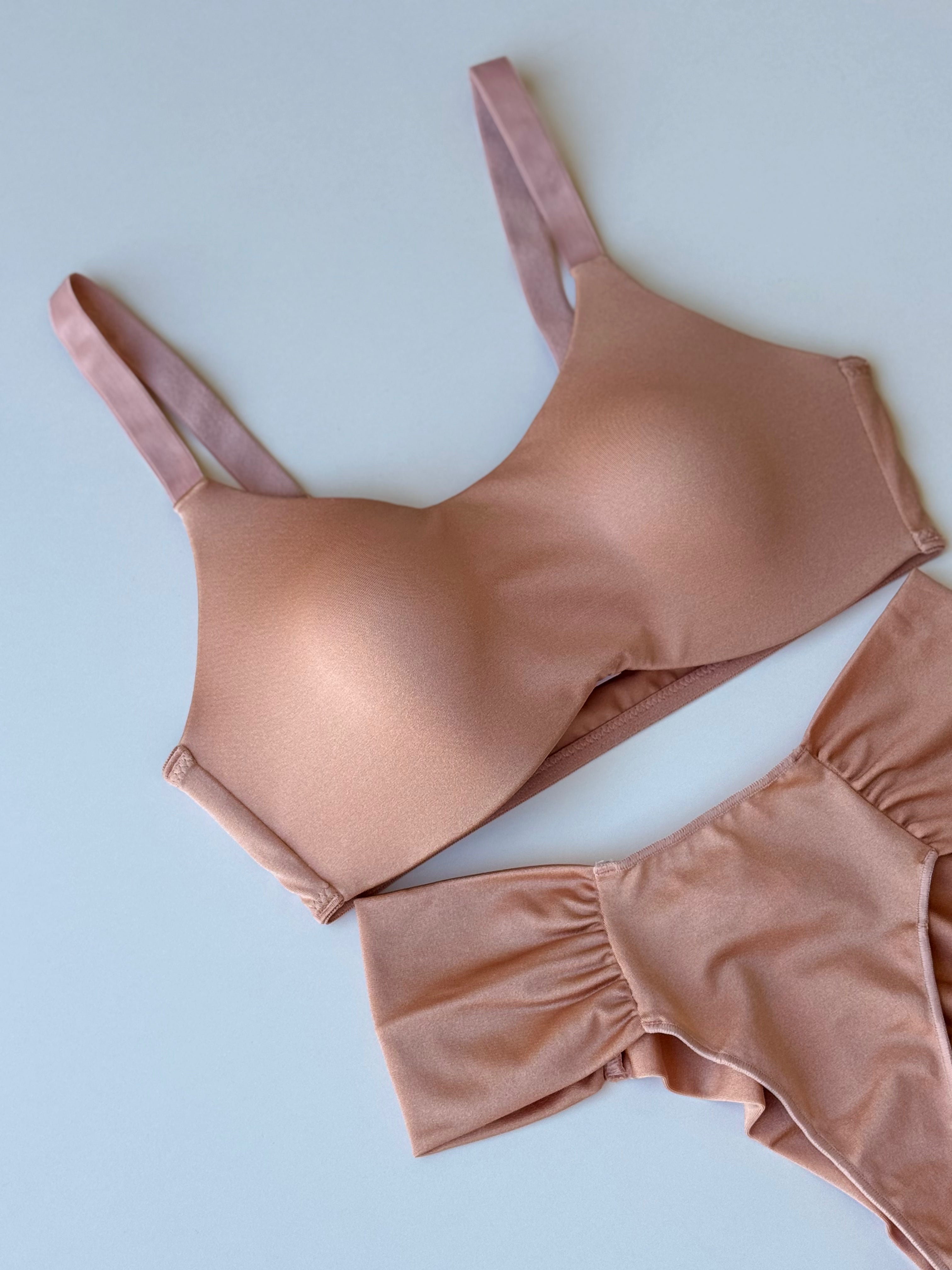 LINGERIE CONFORT CHAMPAGNE - 2 PEZZI