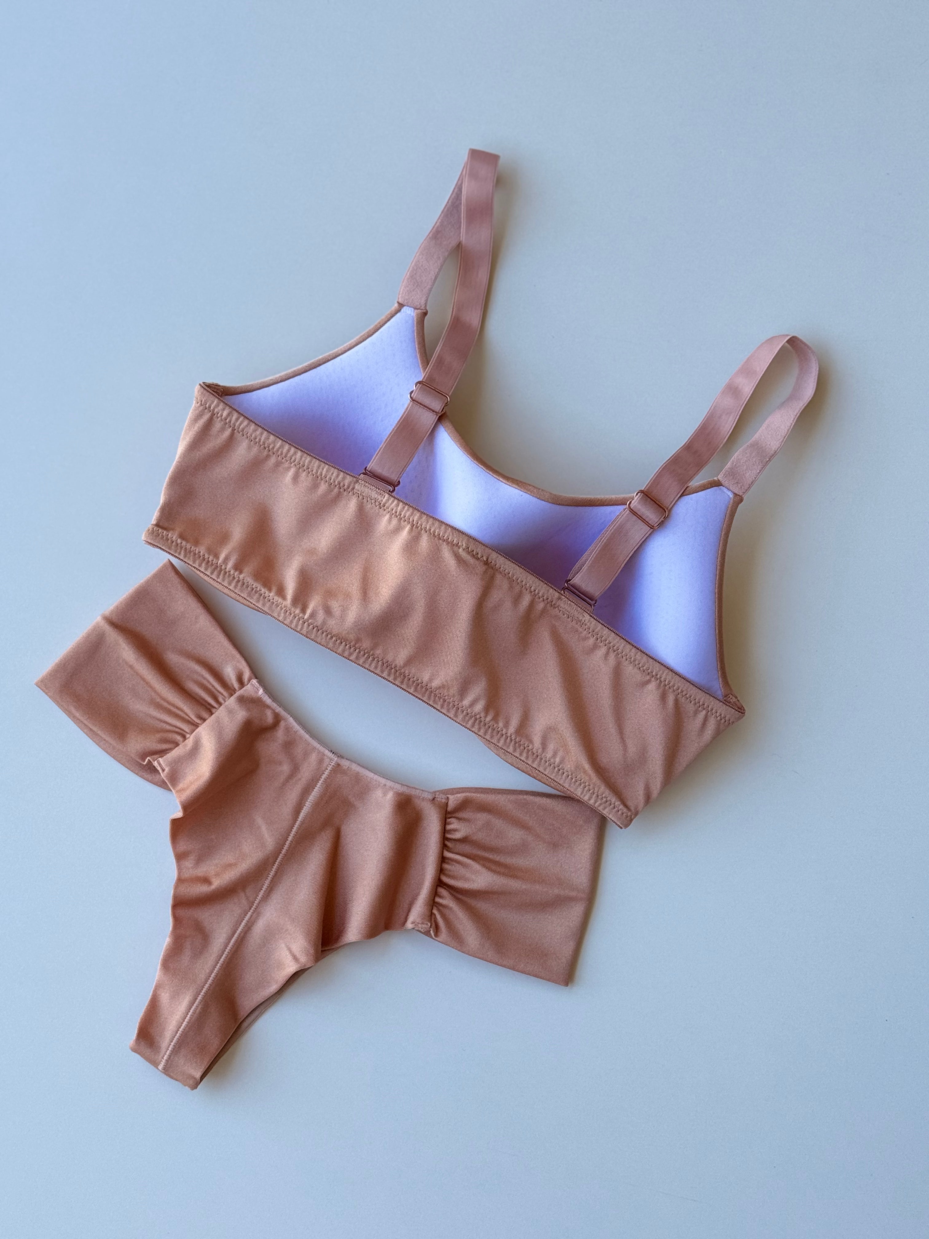 LINGERIE CONFORT CHAMPAGNE - 2 PEZZI