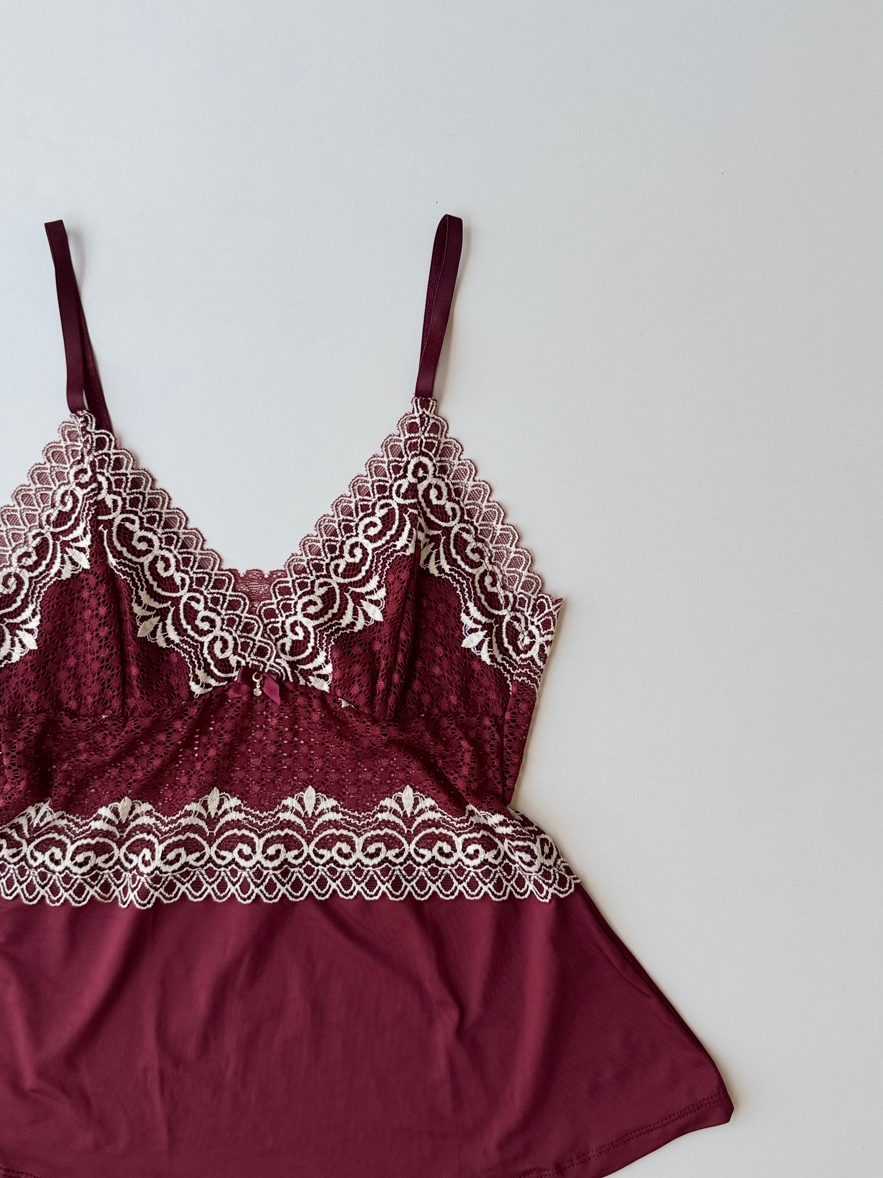 PIGIAMA JAMILA BORDEAUX