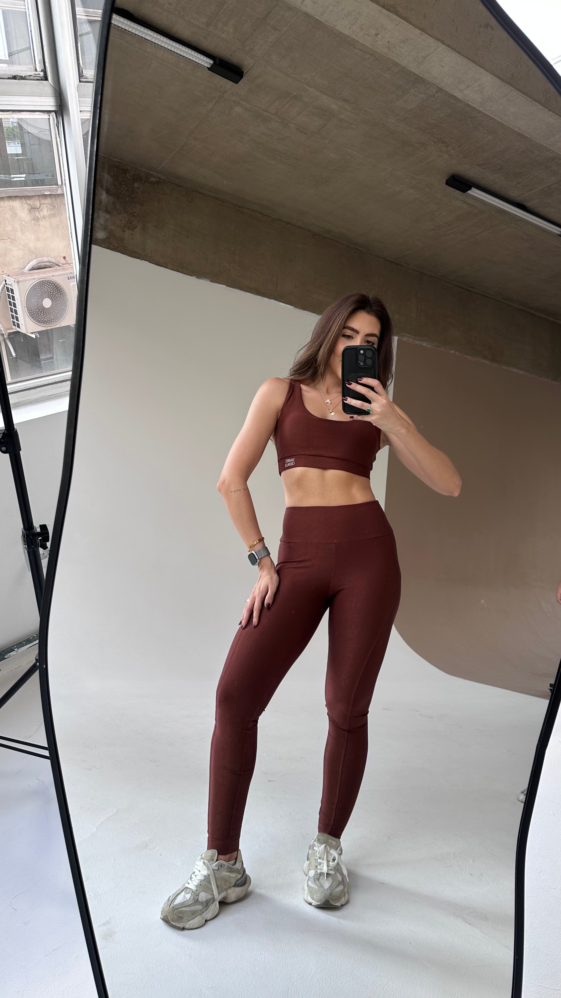 SET LEGGINGS FORZA MARRONE