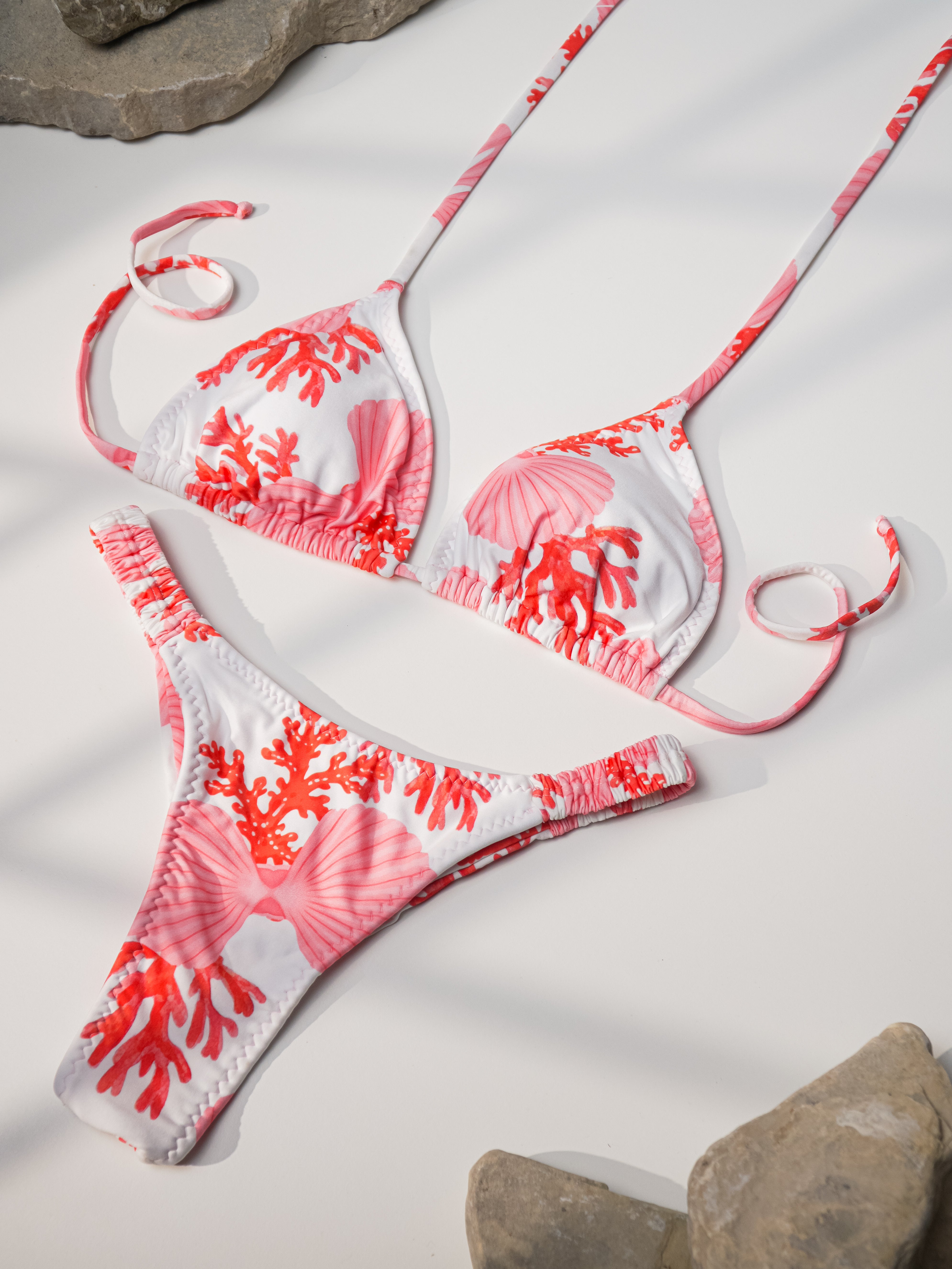 BIKINI CLEO BIANCO-ROSSO
