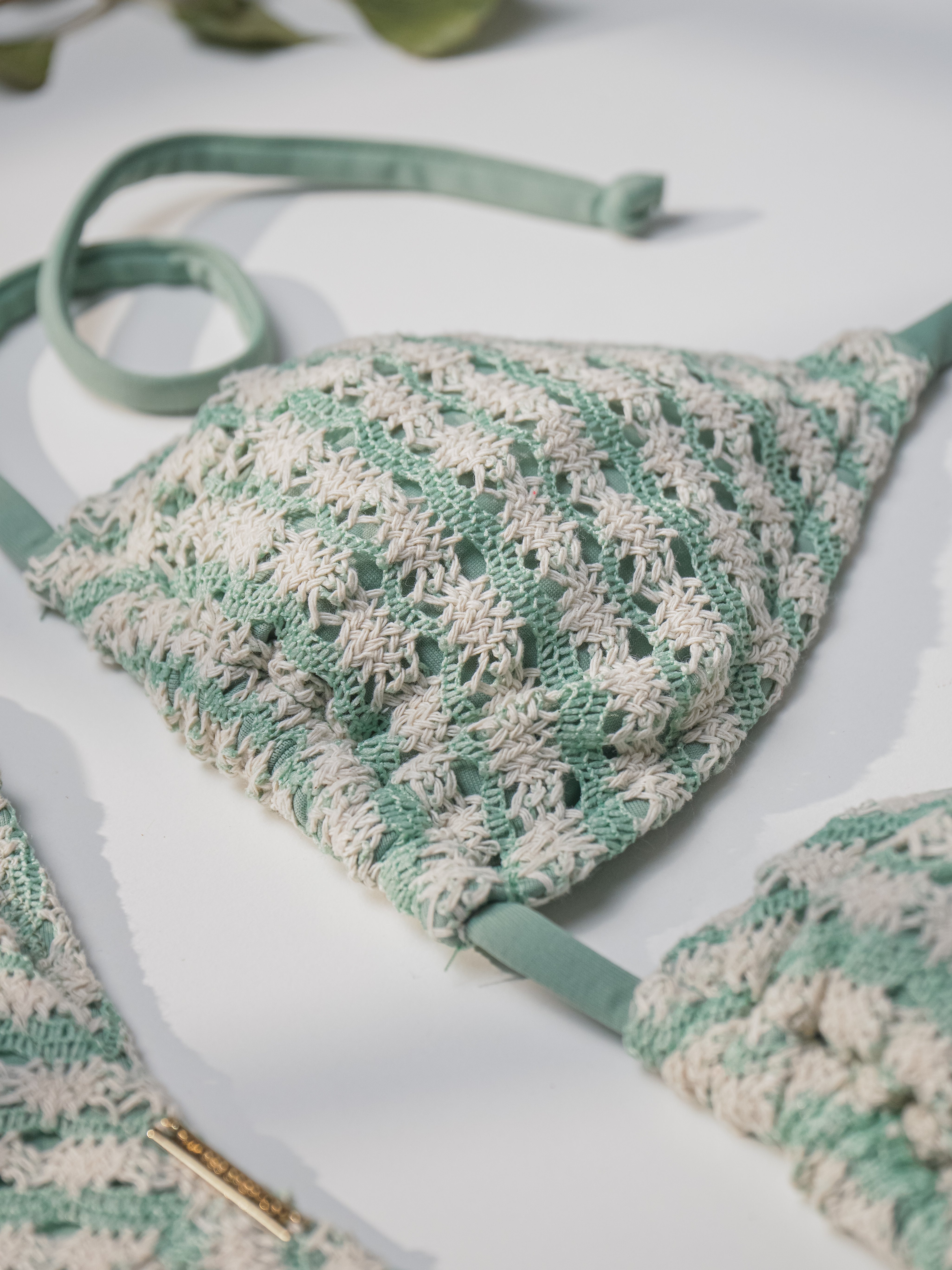 BIKINI TULUM VERDE-OFF WHITE