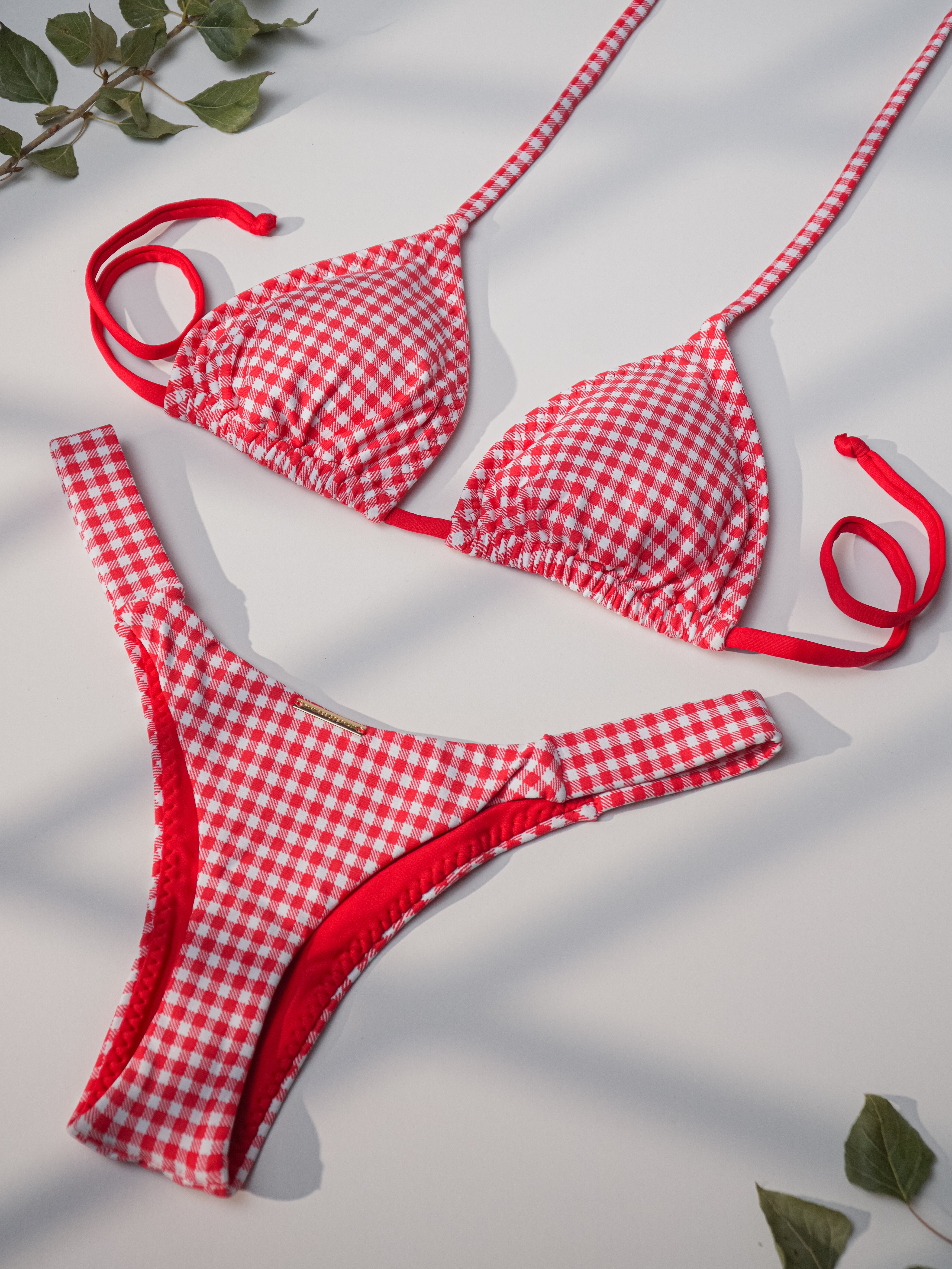 BIKINI POSITANO ROSSO-BIANCO