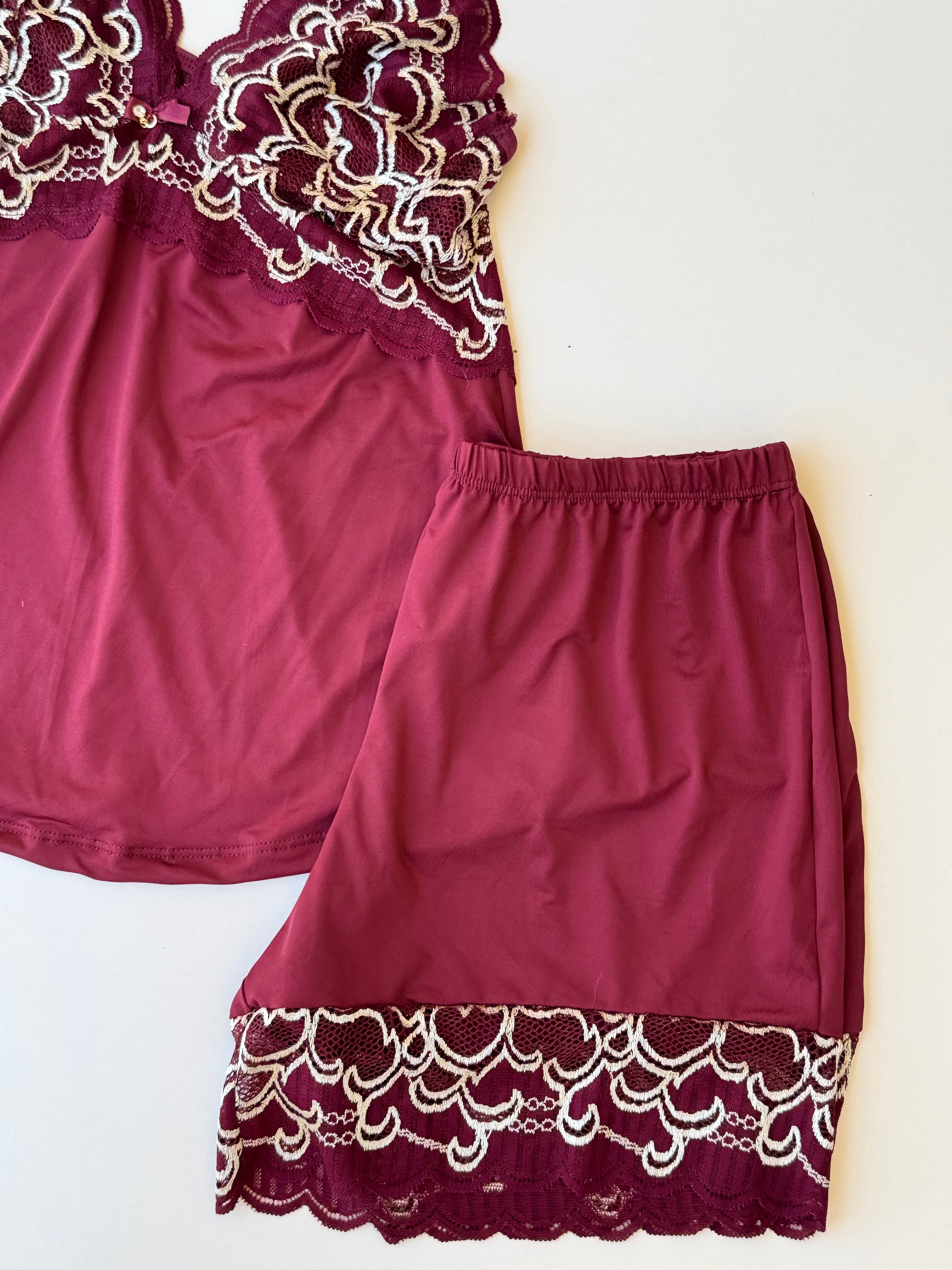 PIGIAMA HELOISE BORDEAUX