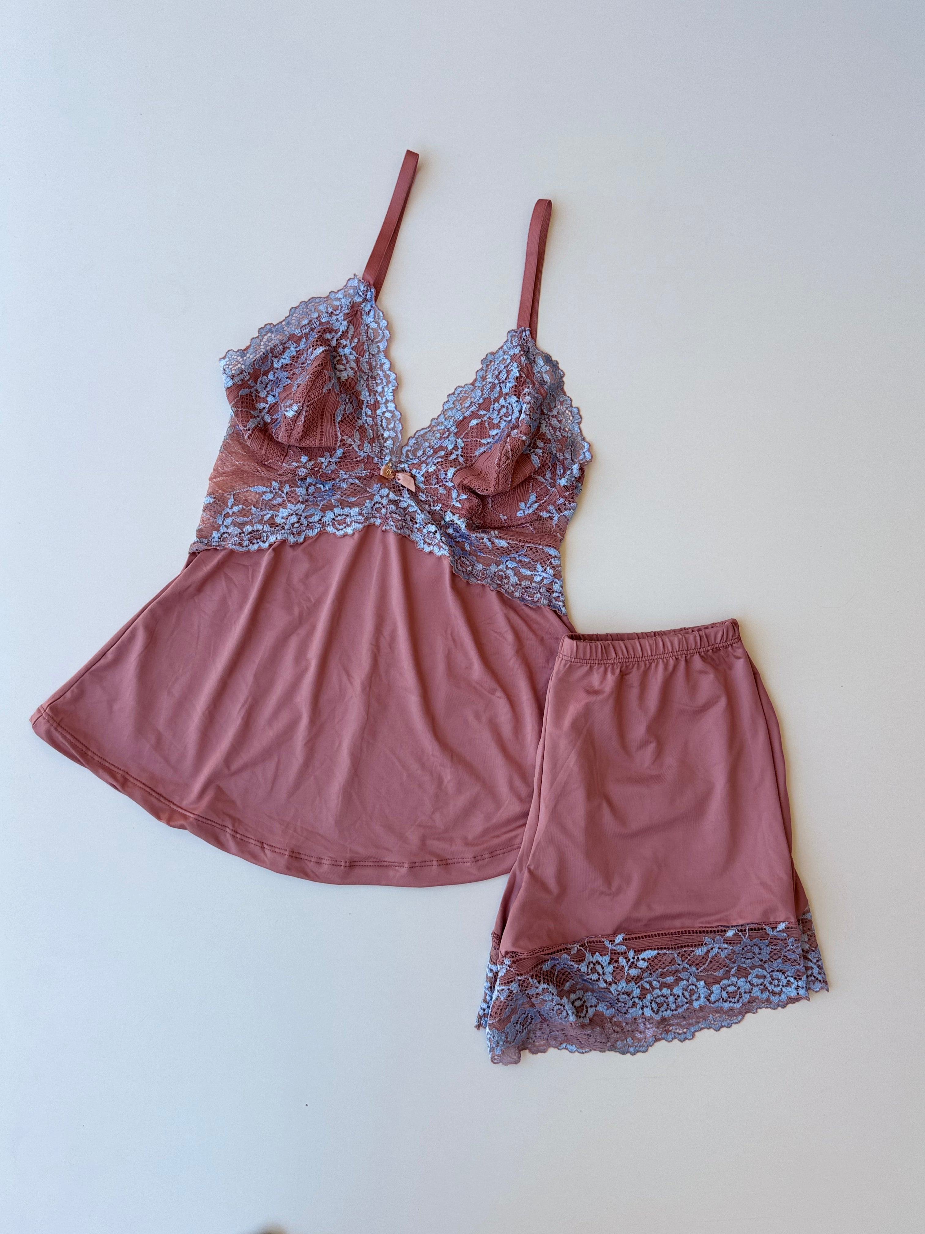 PIGIAMA HELOISE ROSA E AZZURRO