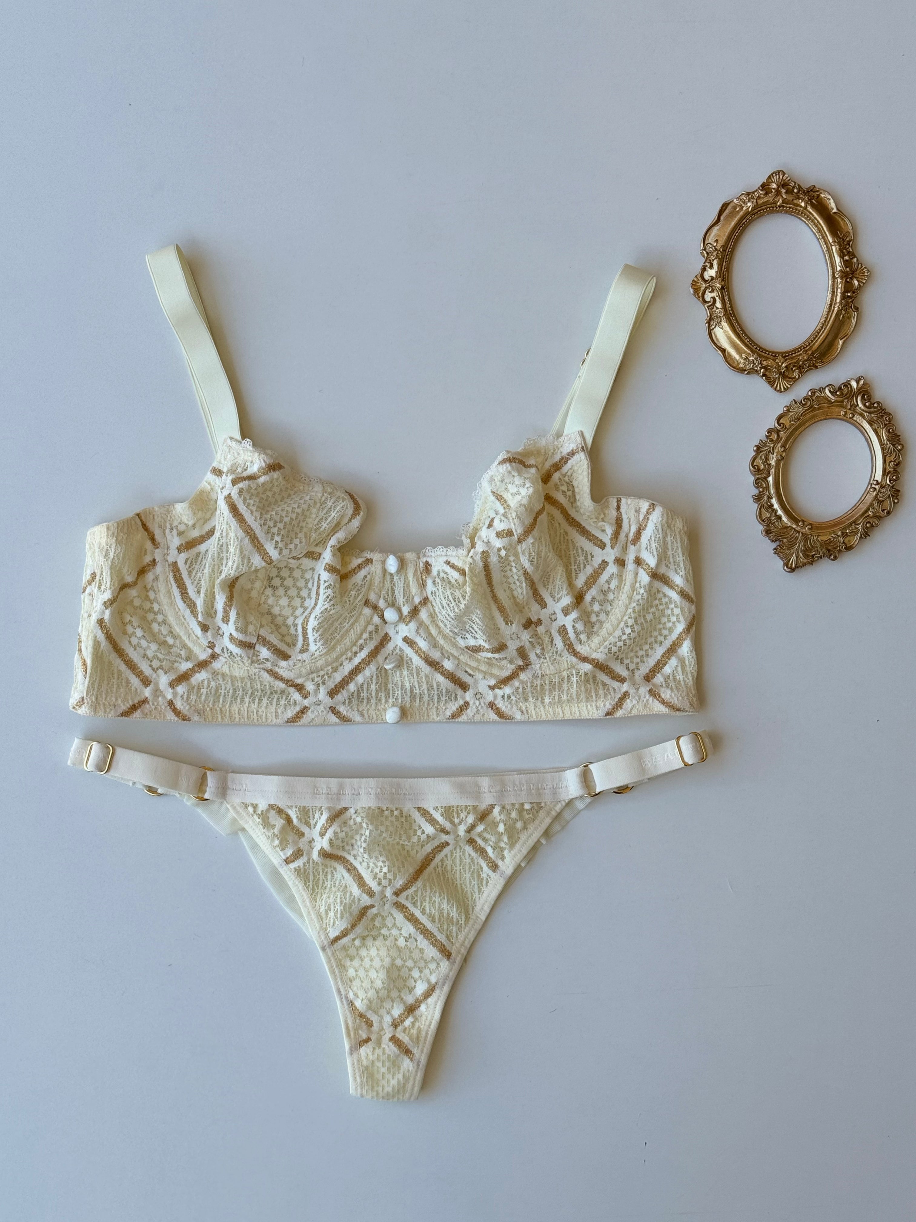 LINGERIE LANE PANNA - 2 PEZZI