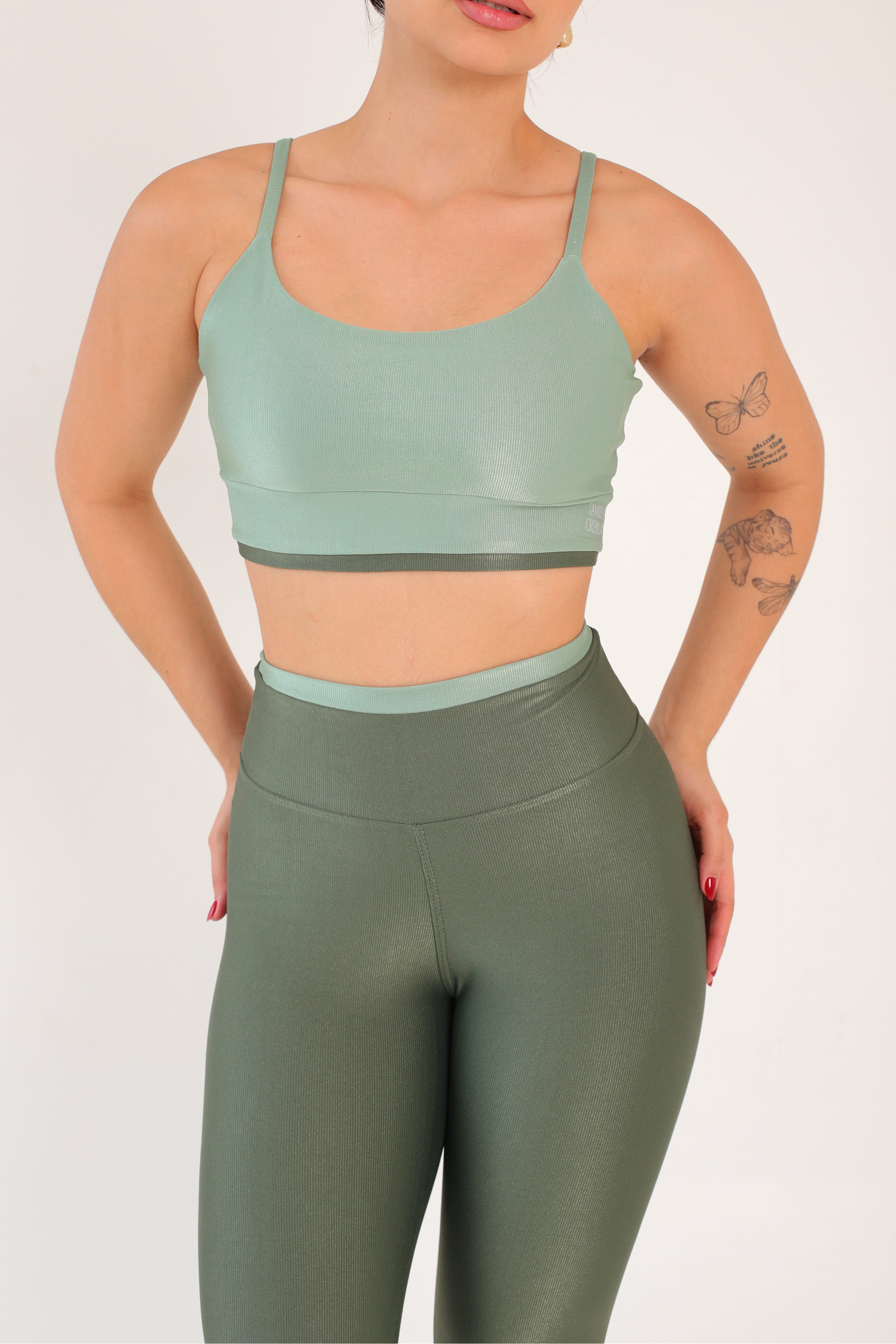 SET LEGGINS LUMIERI VERDE