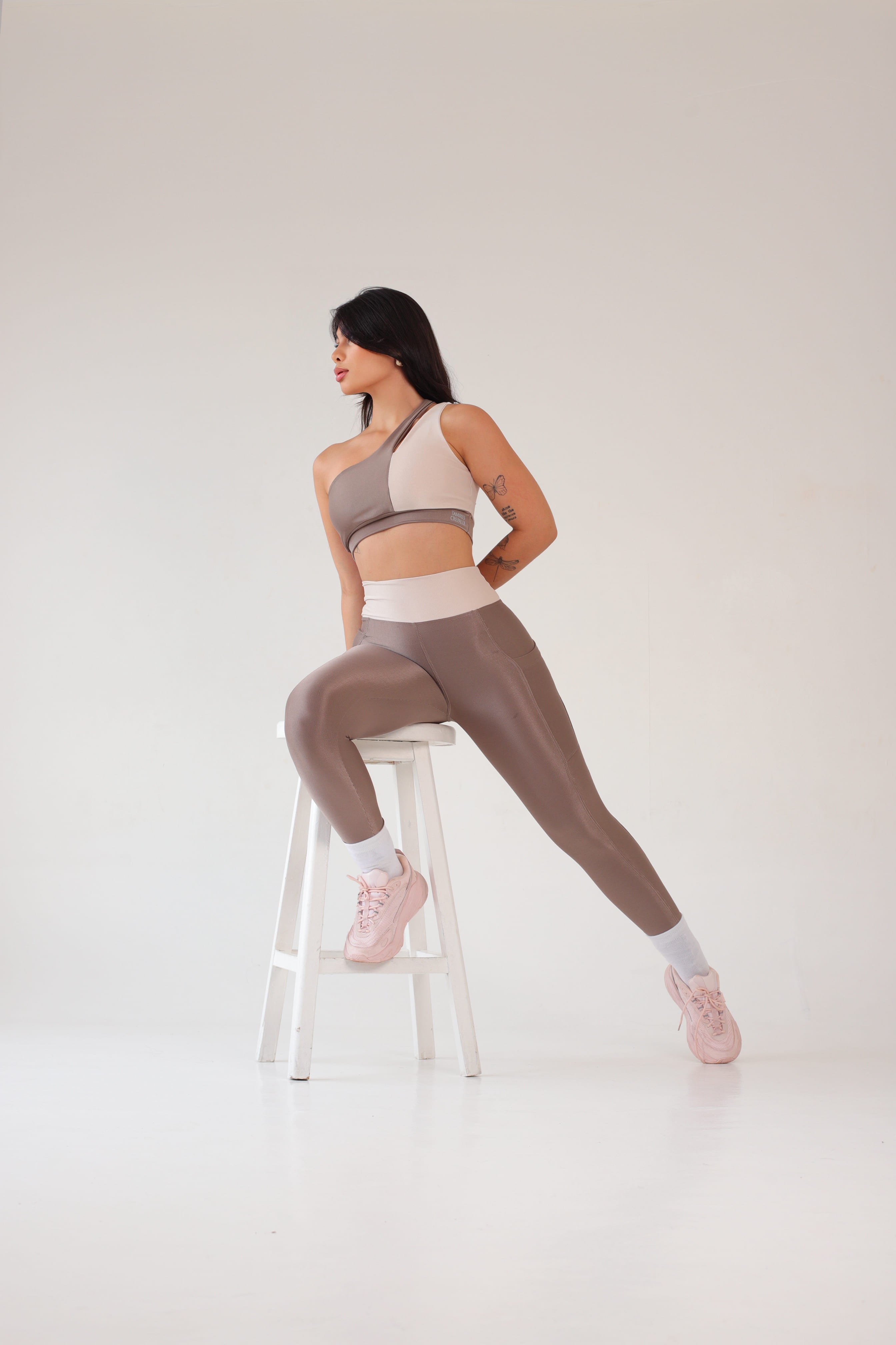 SET LEGGINS ARIA CAPUCCINO