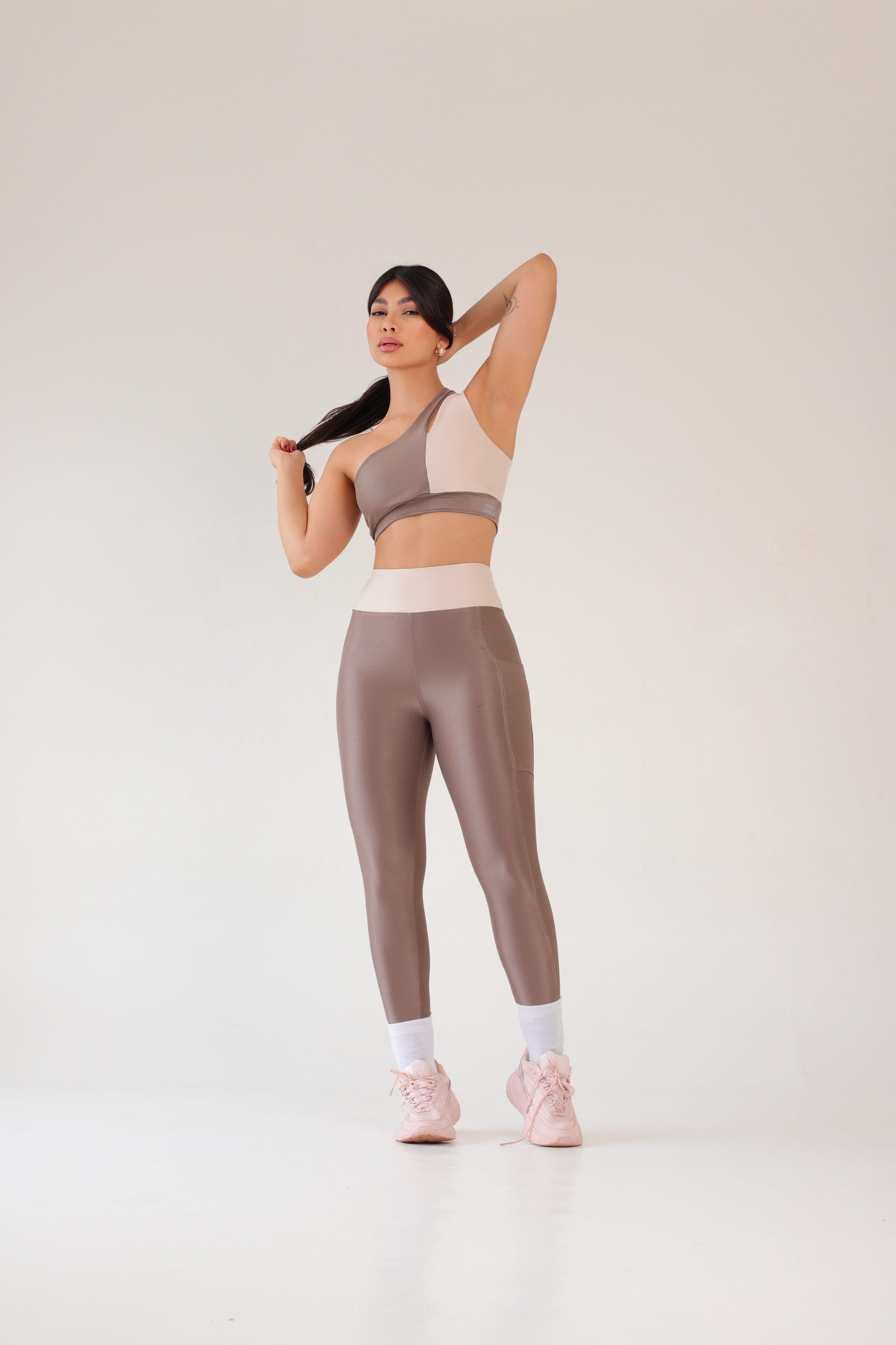 SET LEGGINS ARIA CAPUCCINO