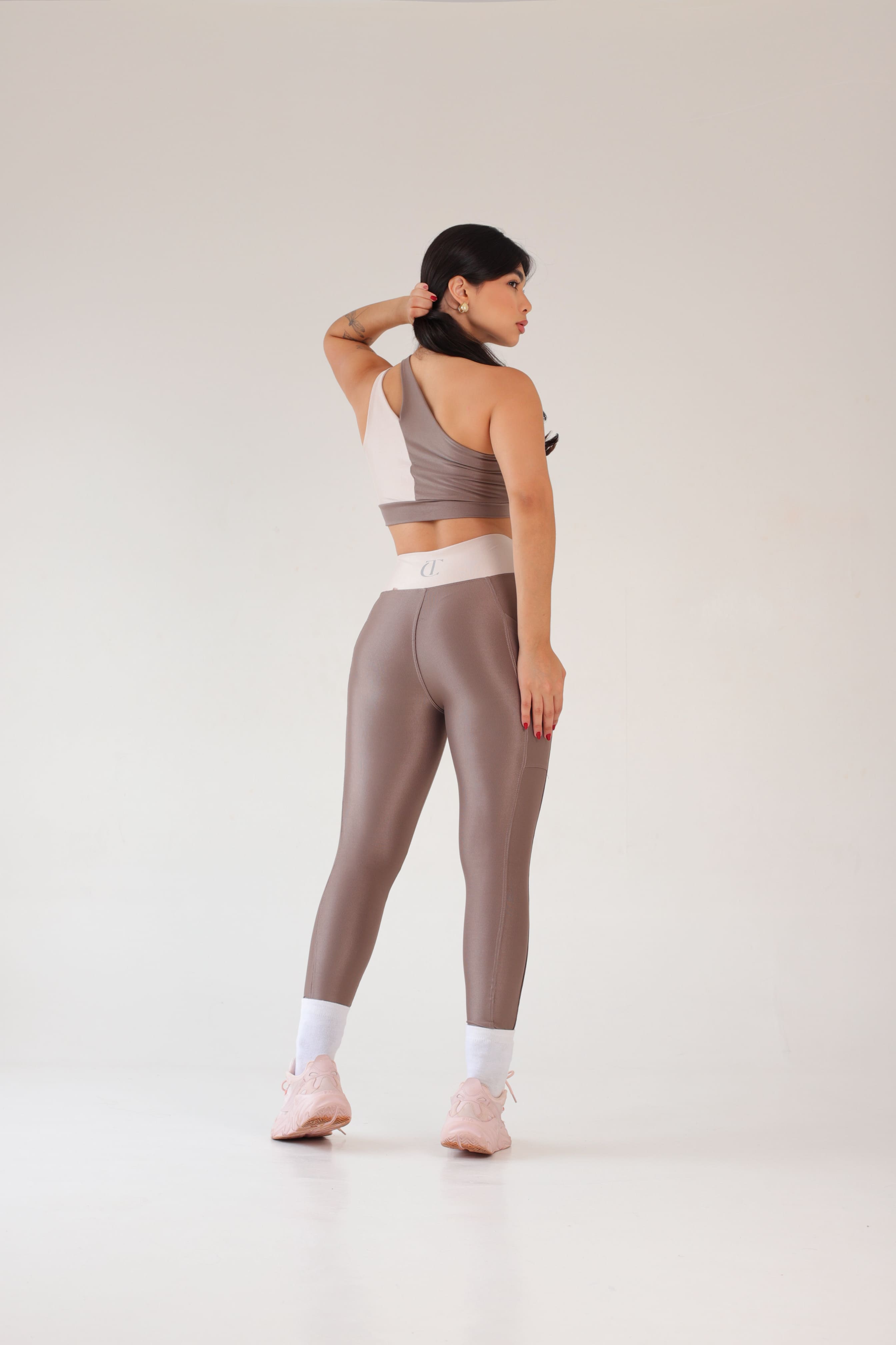 SET LEGGINS ARIA CAPUCCINO