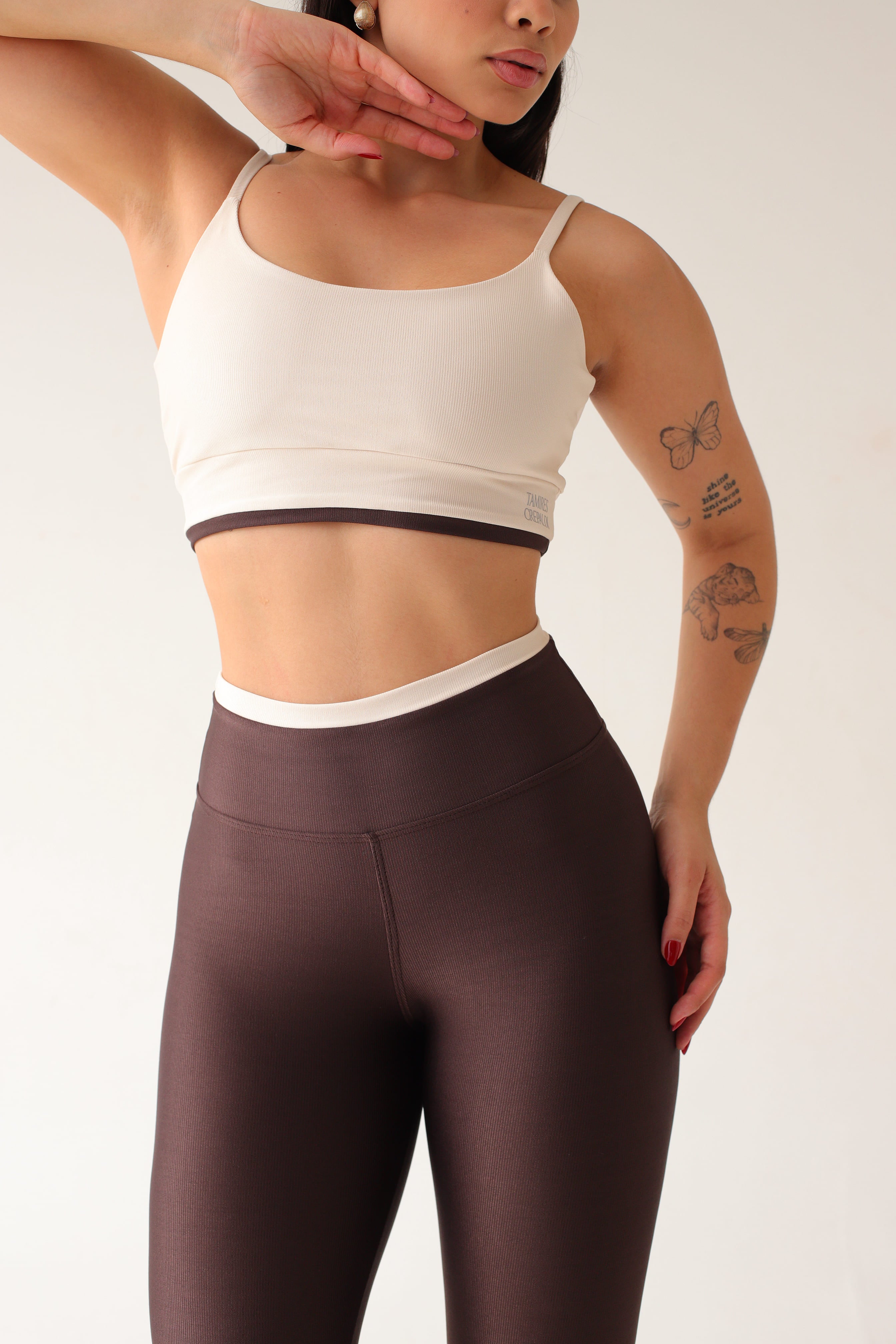 SET LEGGINS LUMIERI COFFEE