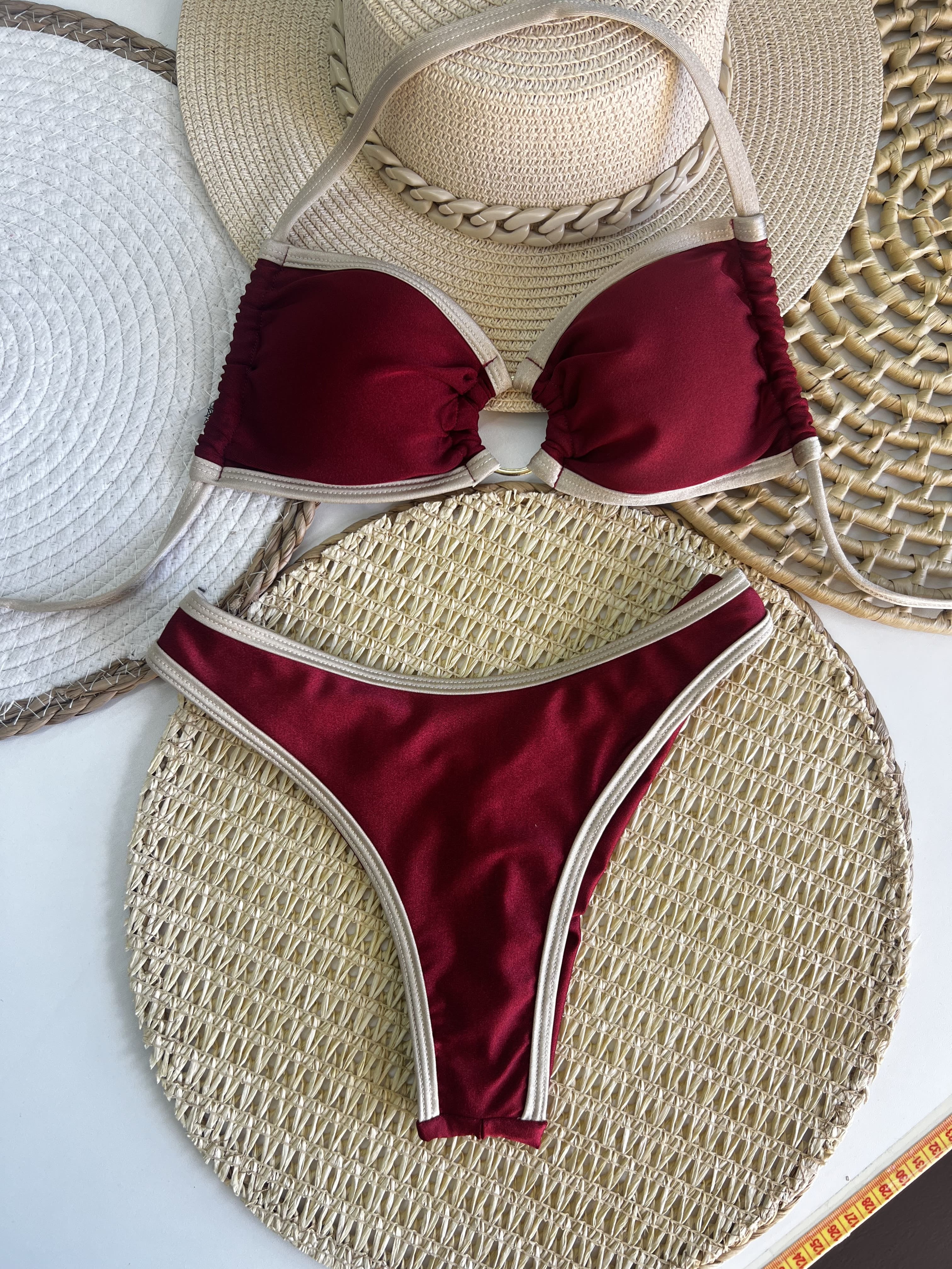 BIKINI CAPRI ROSSO E BIANCO