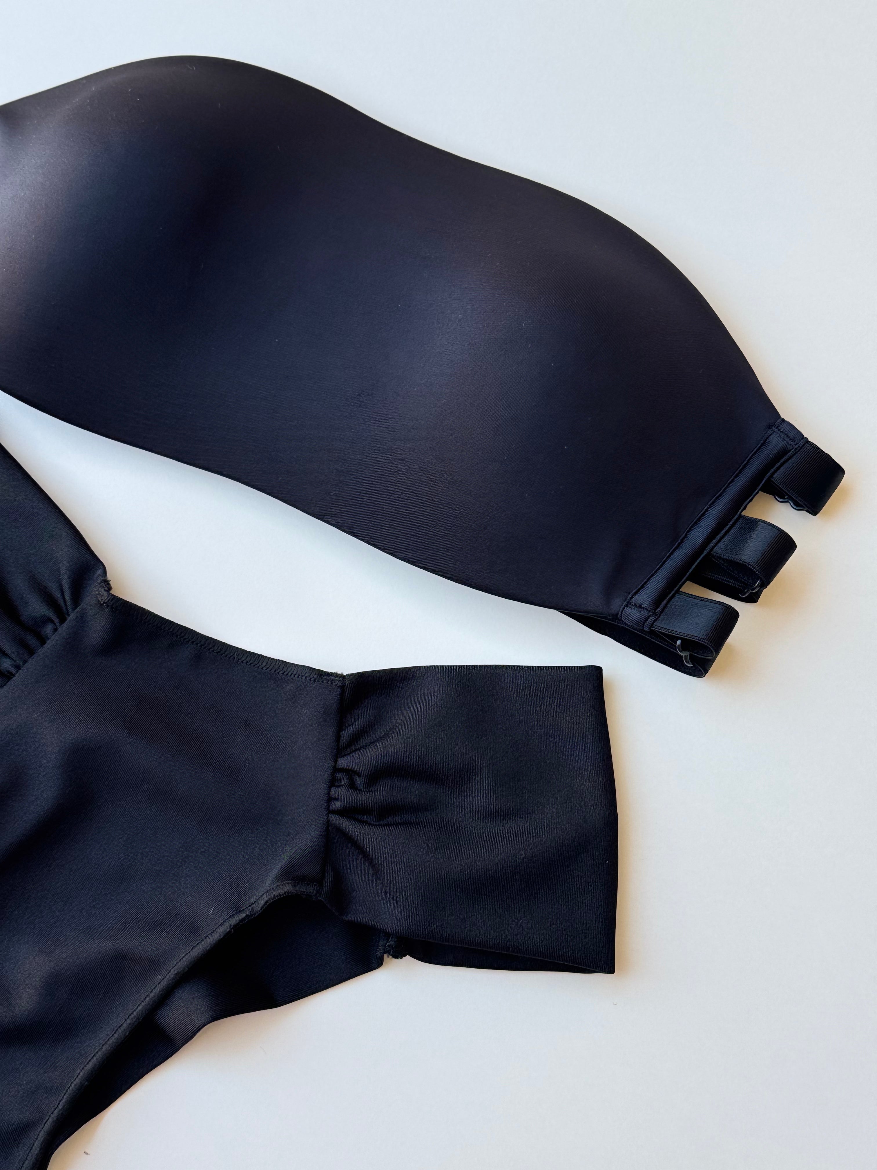 LINGERIE COMFORT NERO - 2 PEZZI