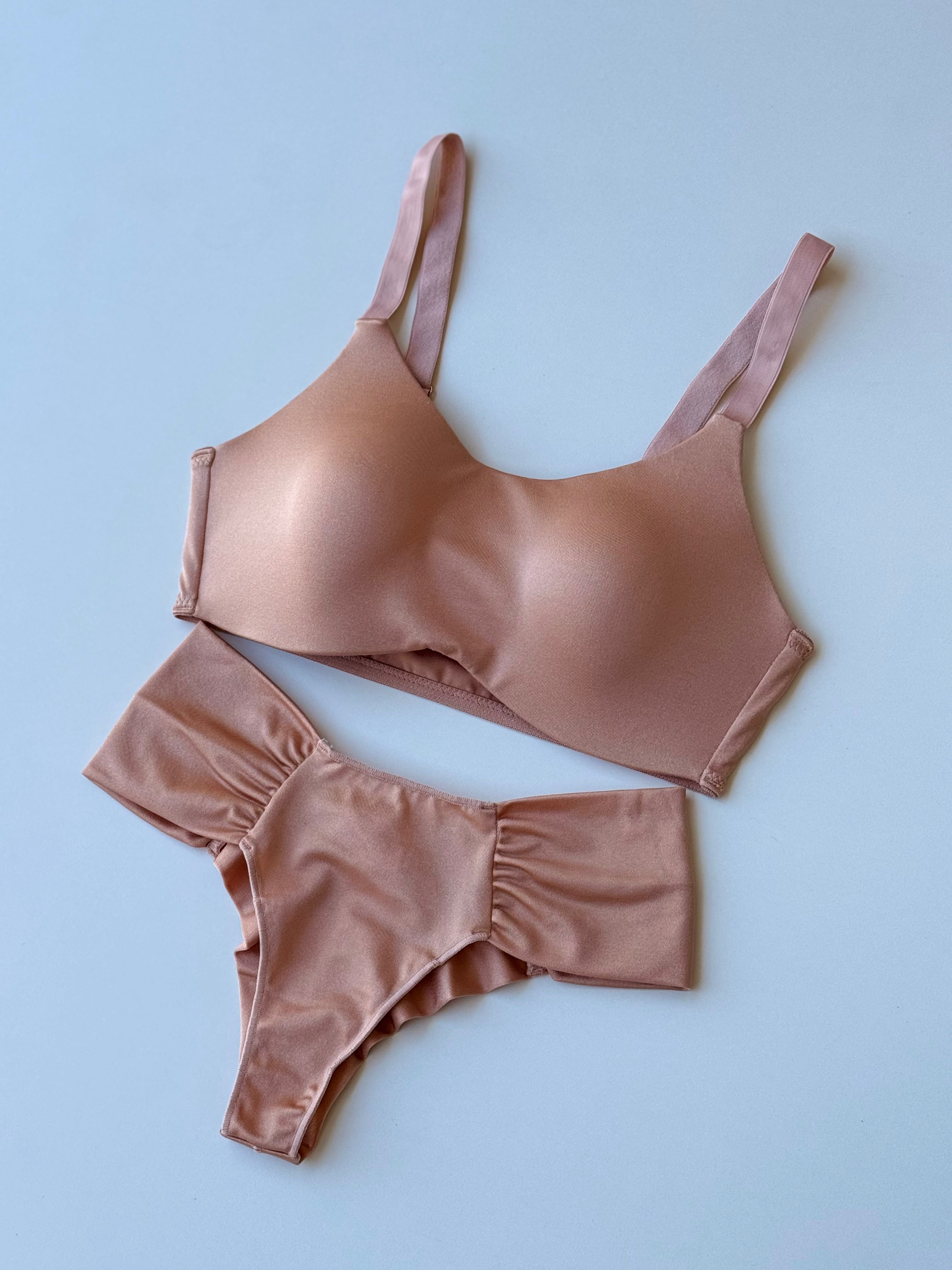 LINGERIE CONFORT CHAMPAGNE - 2 PEZZI