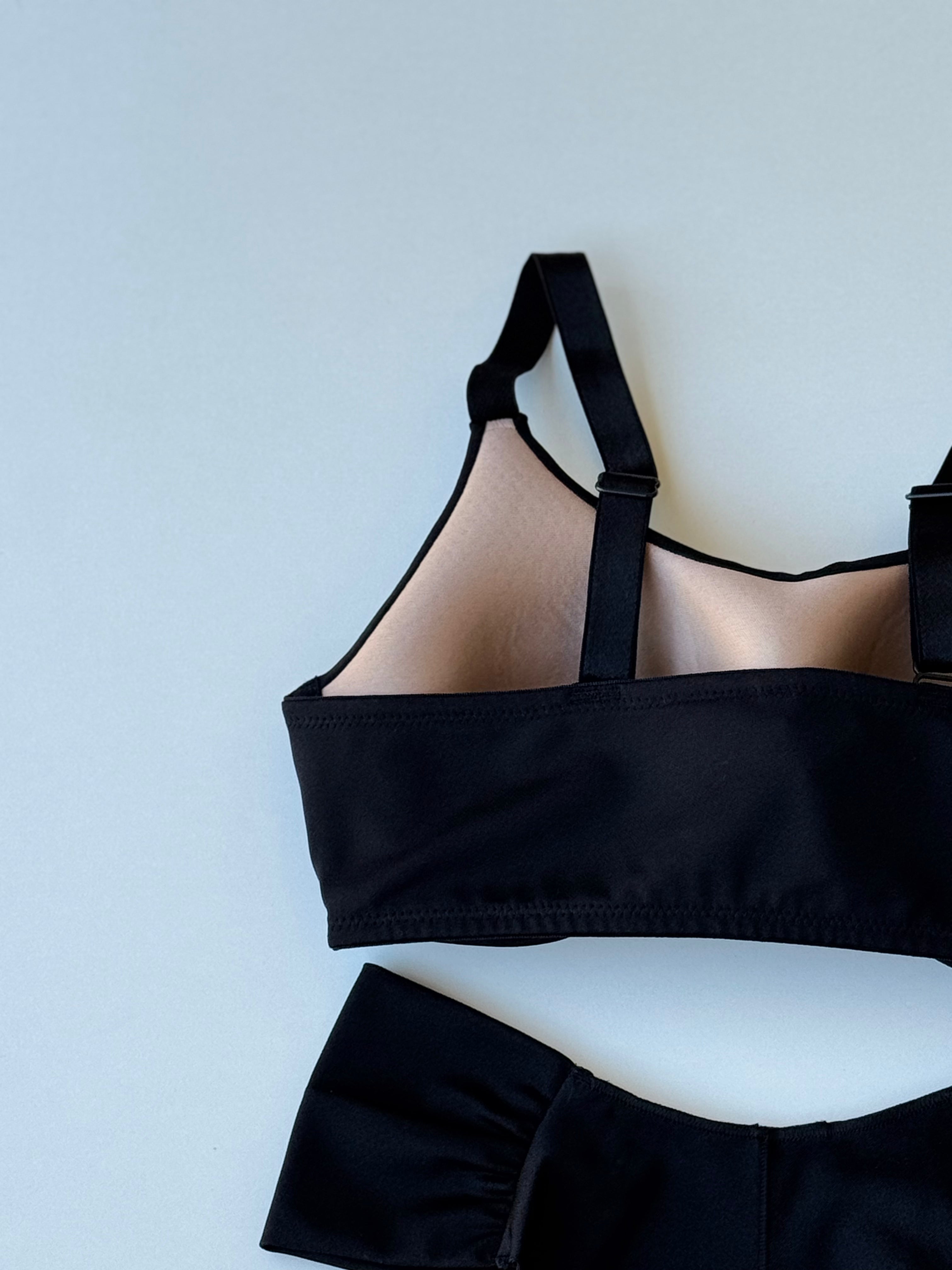 LINGERIE CONFORT NERO - 2 PEZZI