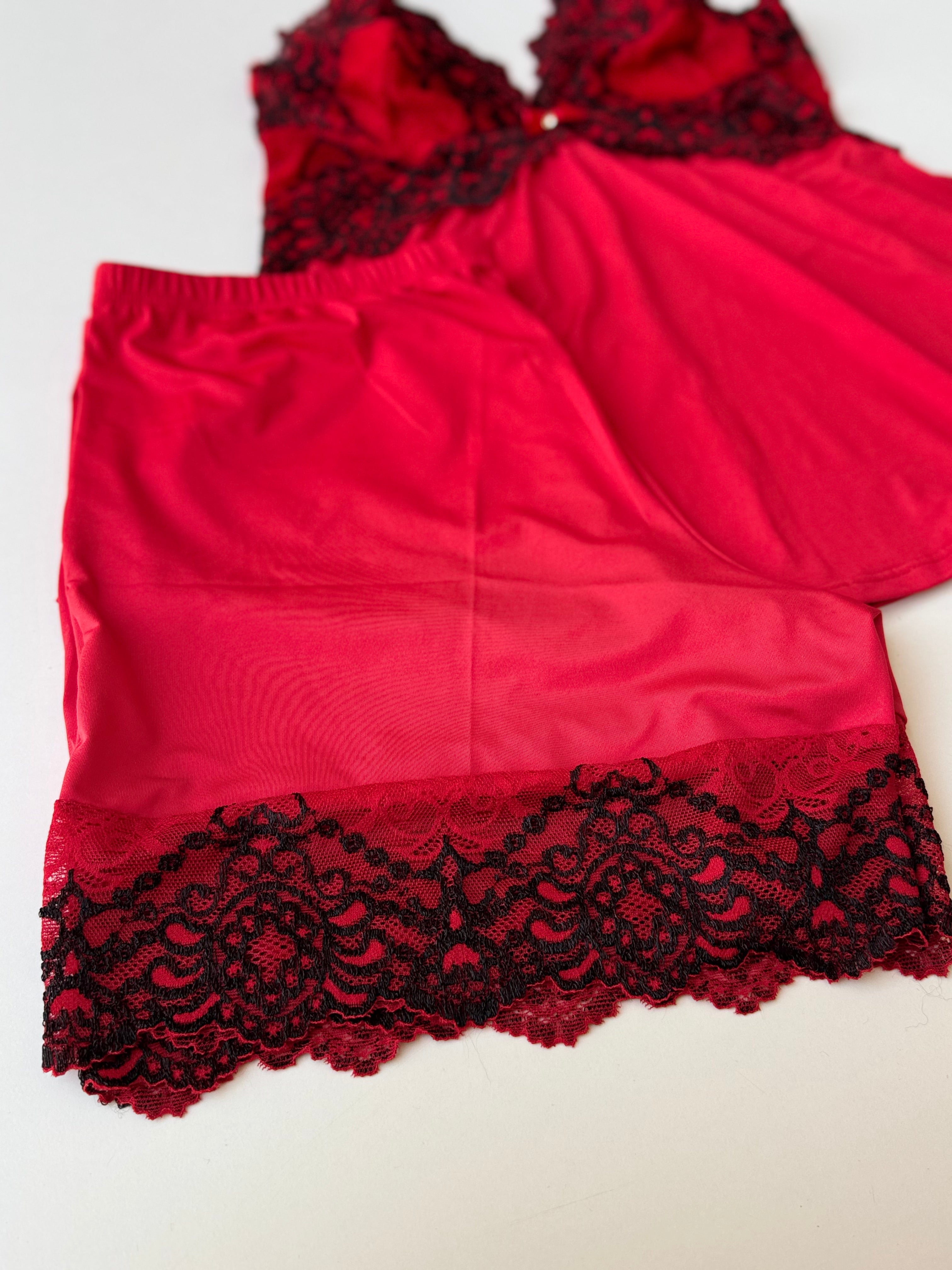 PIGIAMA HELOISE ROSSO