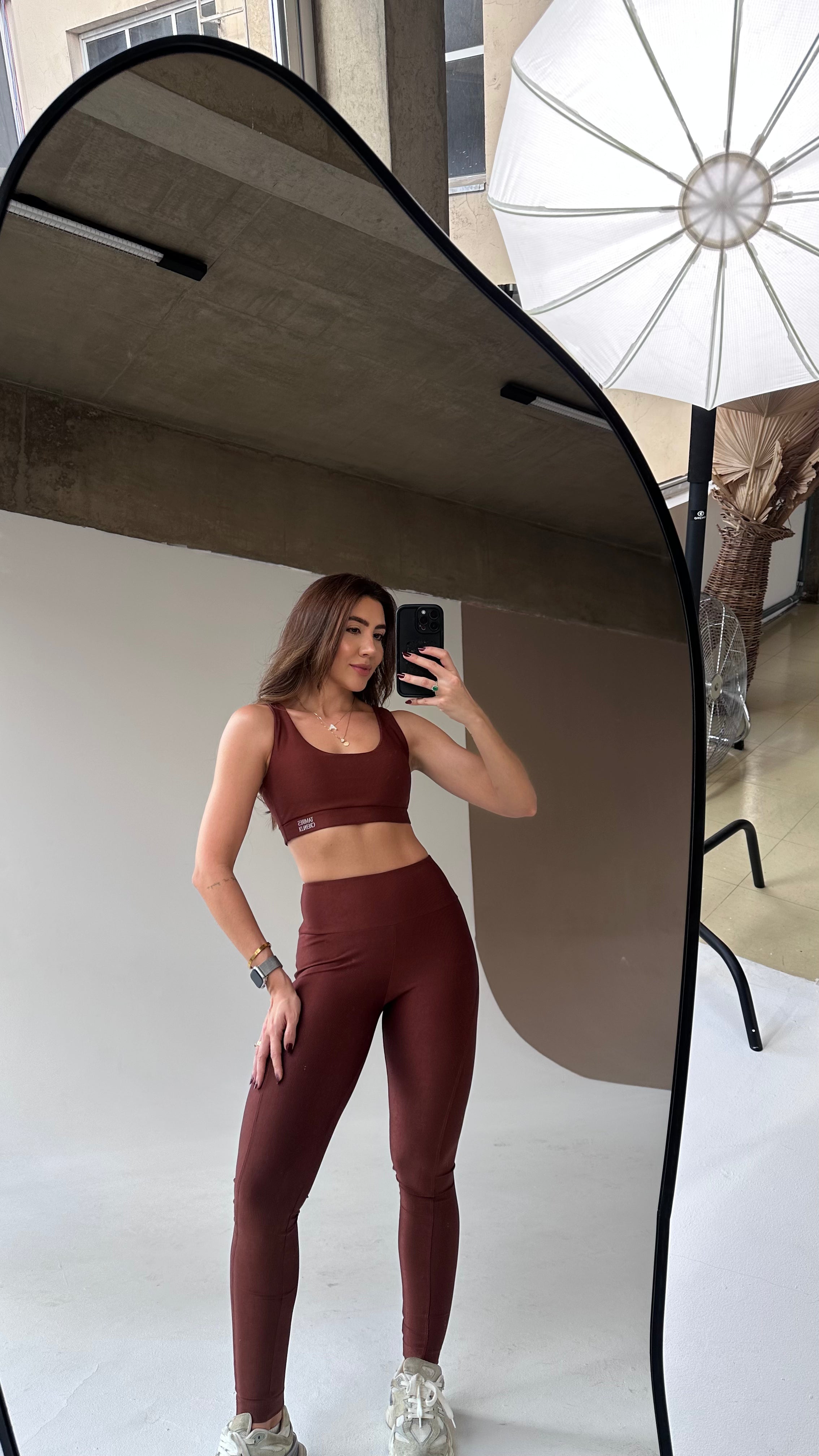 SET LEGGINGS FORZA MARRONE