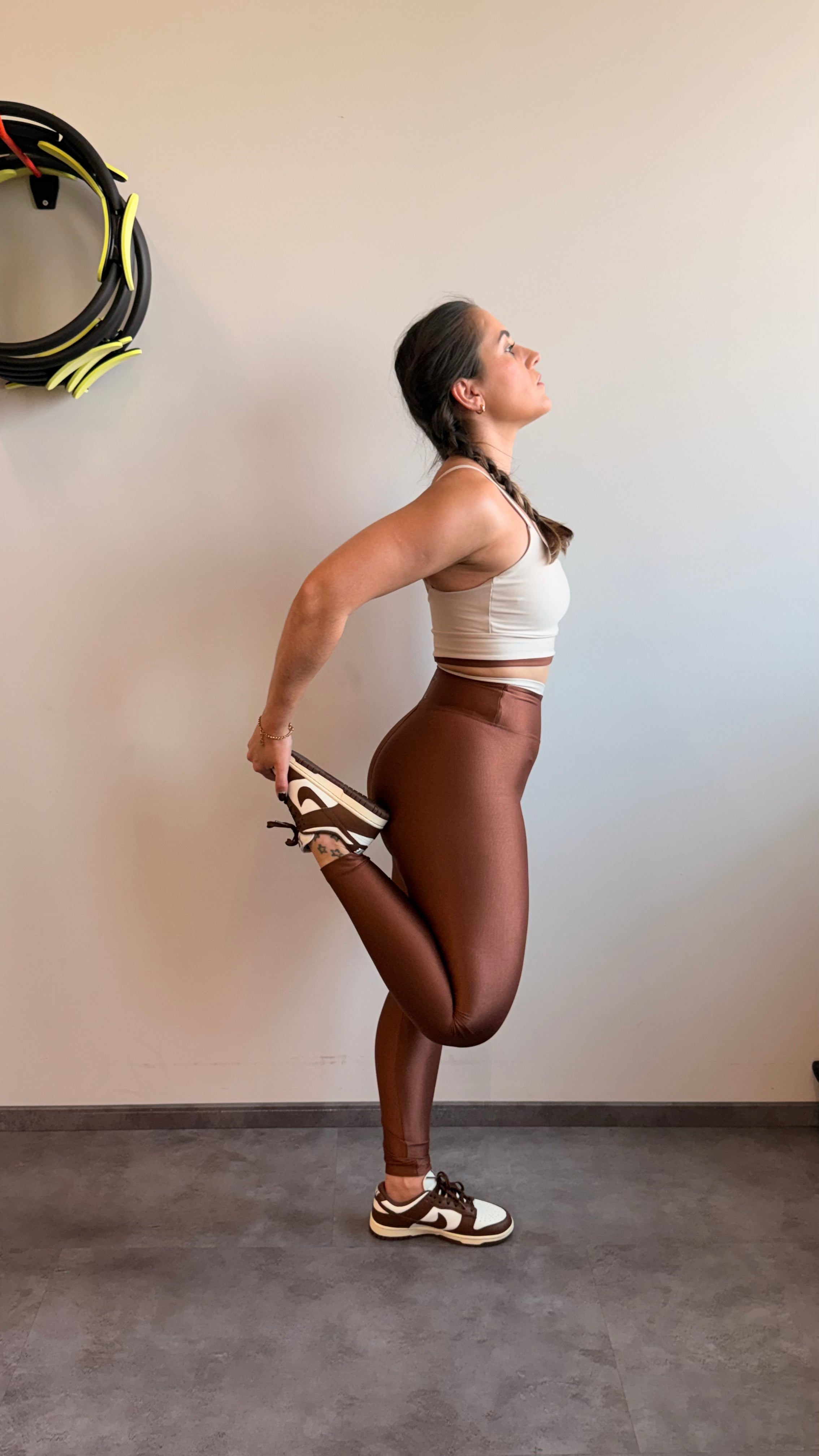 SET LEGGINGS LUMIERI MARRONE