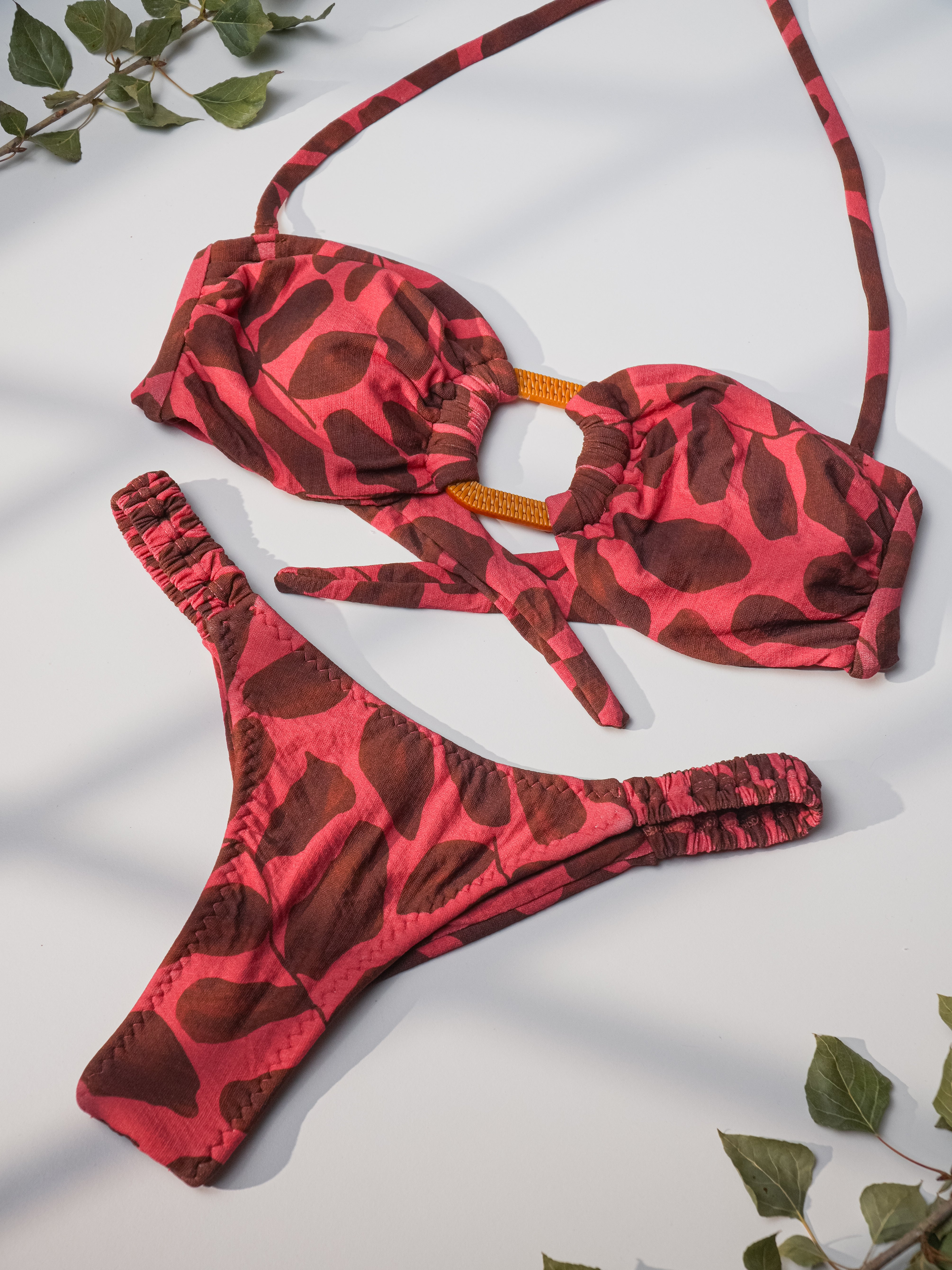 BIKINI FIORE ROSSO