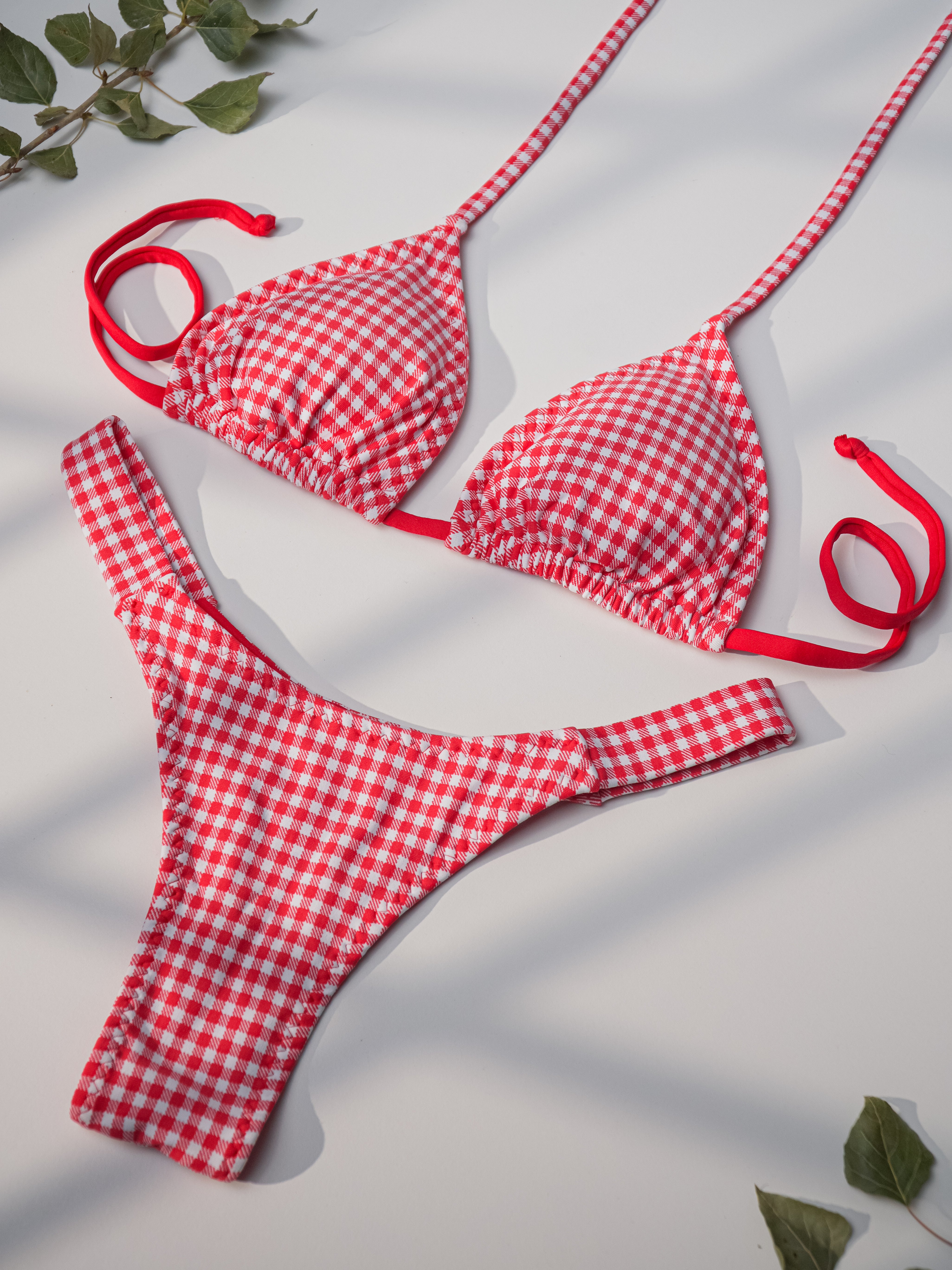 BIKINI POSITANO ROSSO-BIANCO