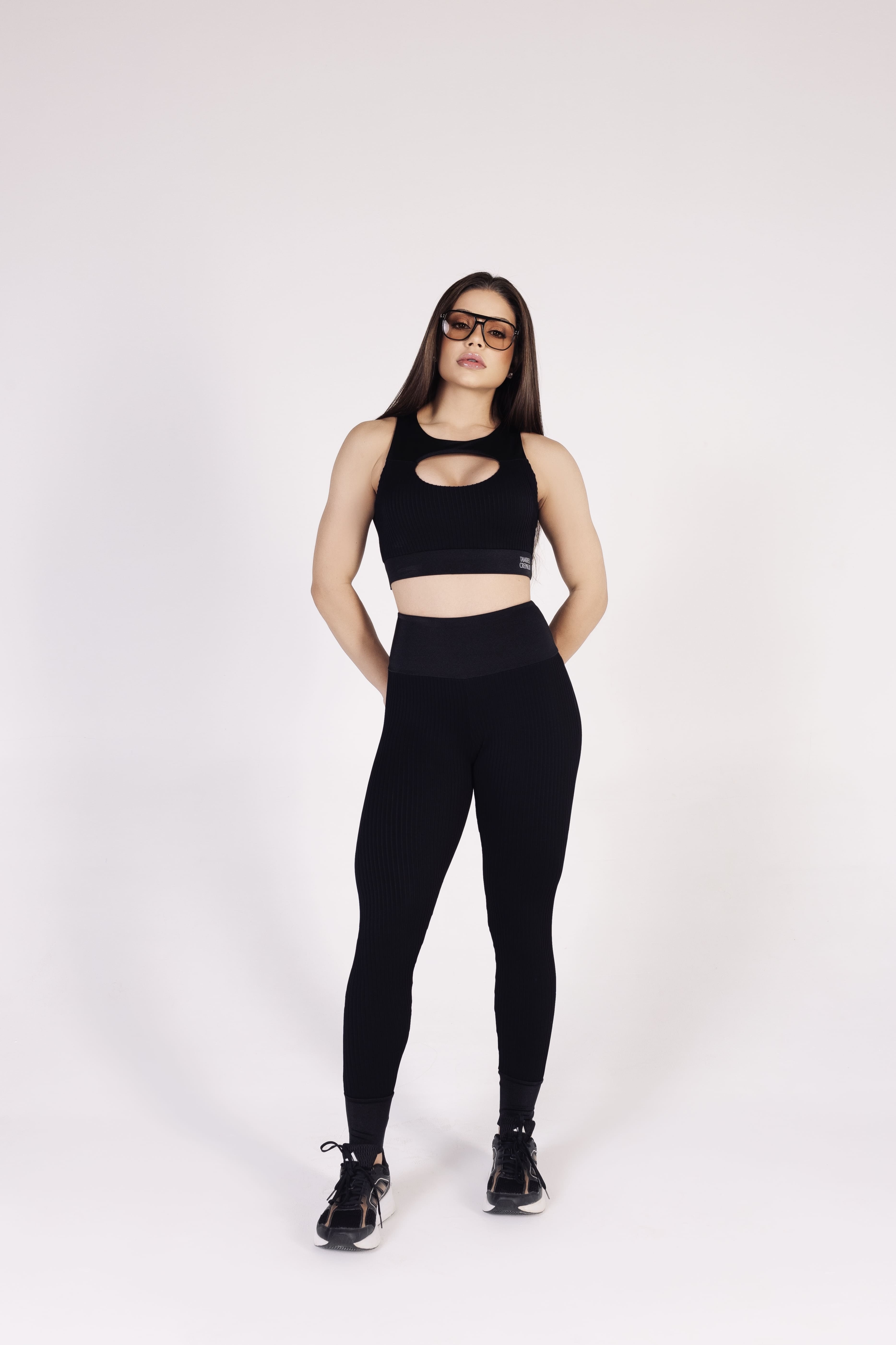 SET LEGGINS FOCUS NERO